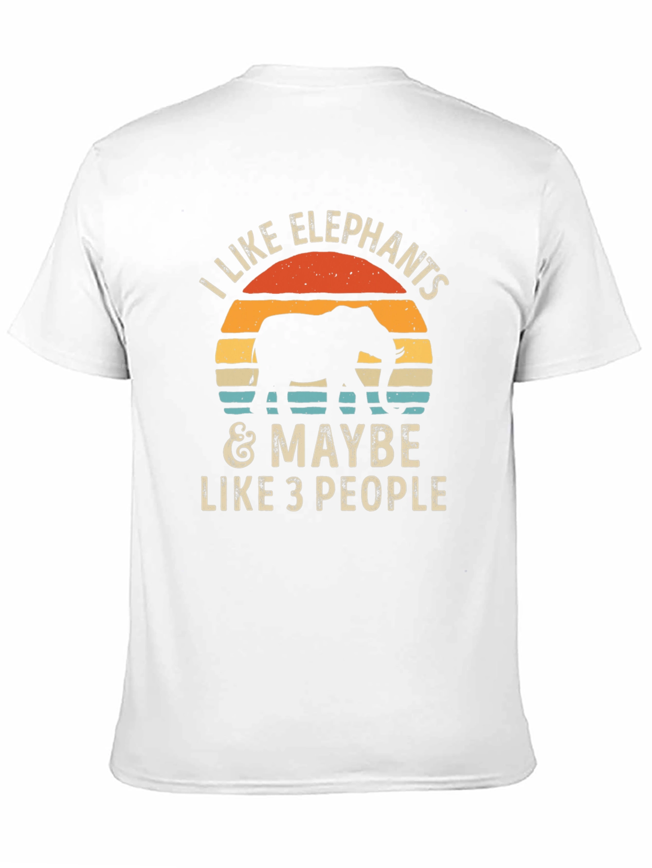 Elephant Lover Graphic Tee - I Like Elephants T-Shirt