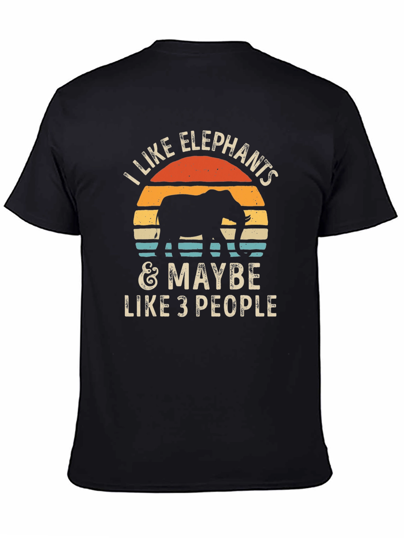 Elephant Lover Graphic Tee - I Like Elephants T-Shirt