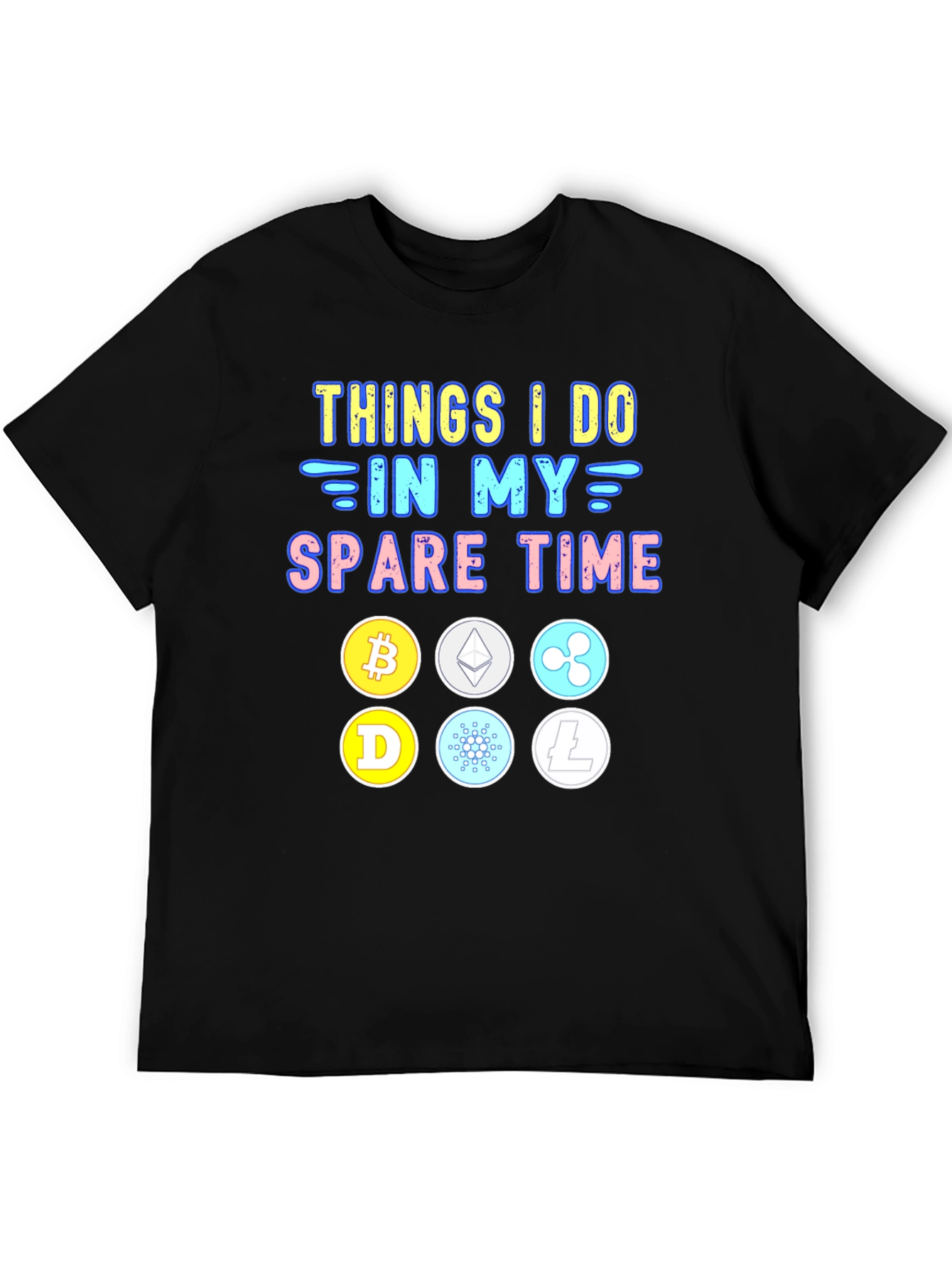 Crypto Spare Time Graphic Tee