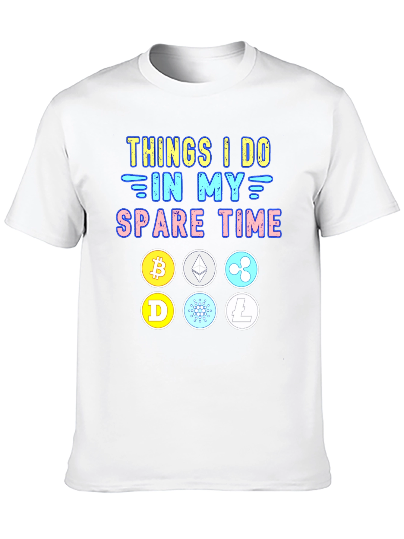 Crypto Spare Time Graphic Tee