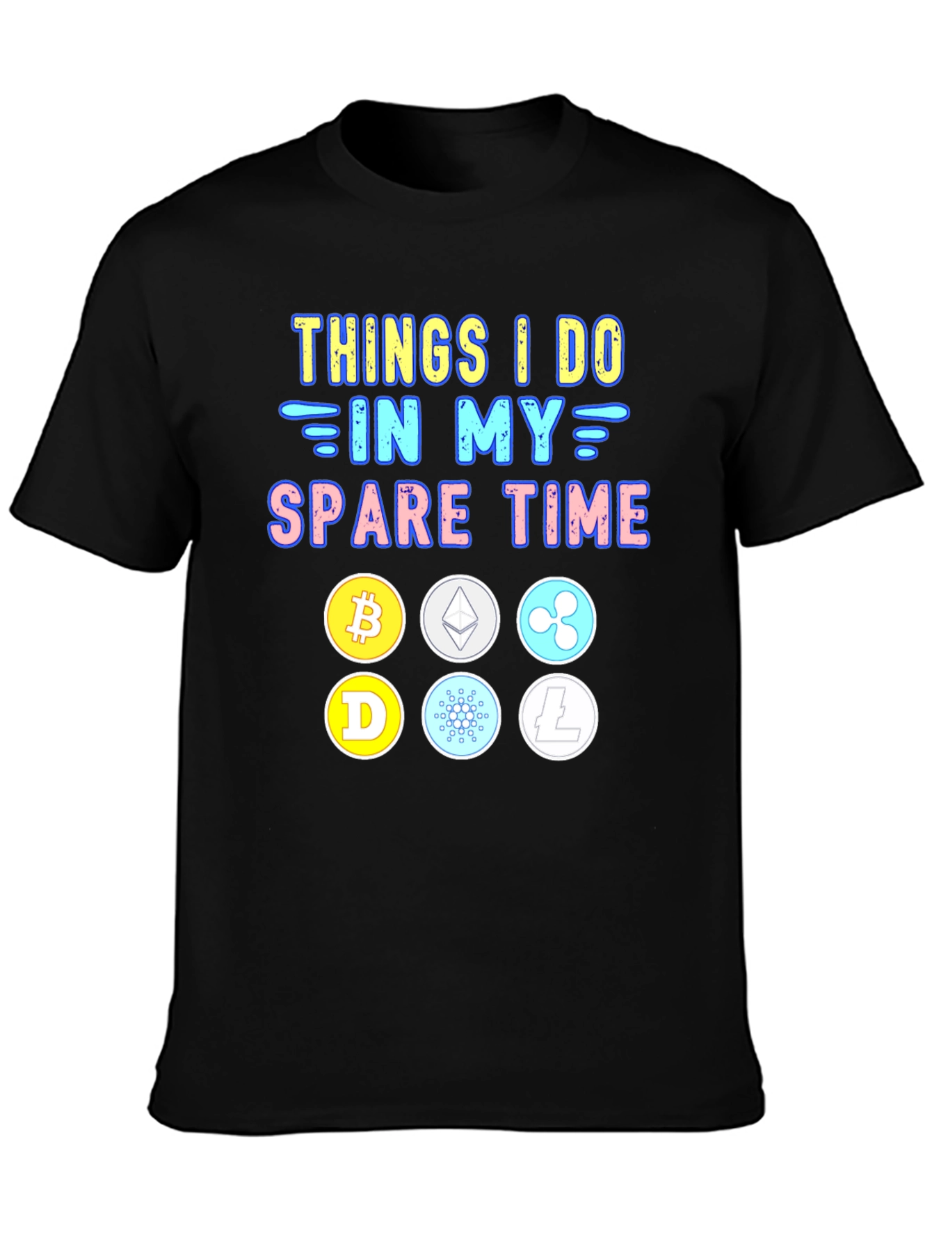 Crypto Spare Time Graphic Tee