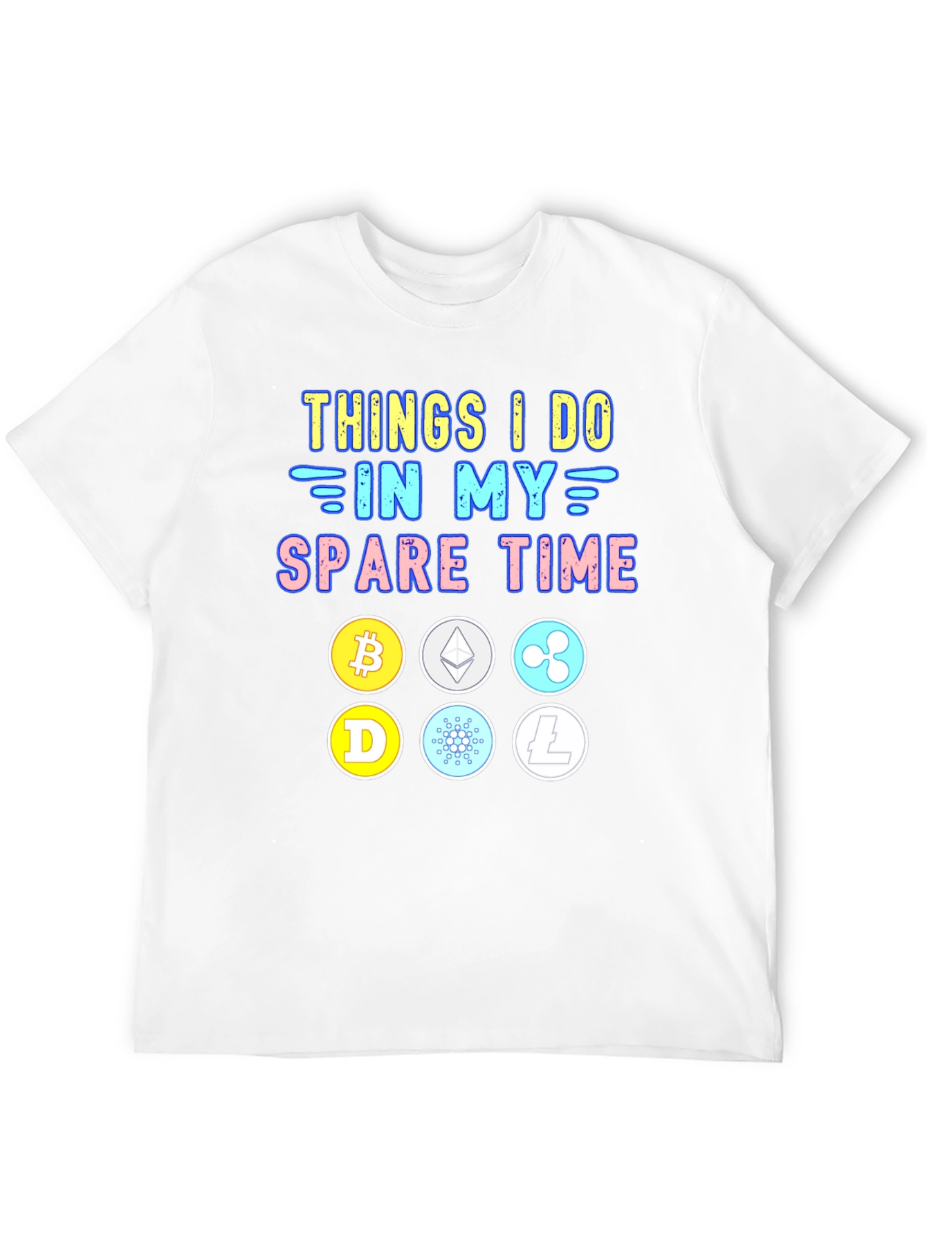 Crypto Spare Time Graphic Tee
