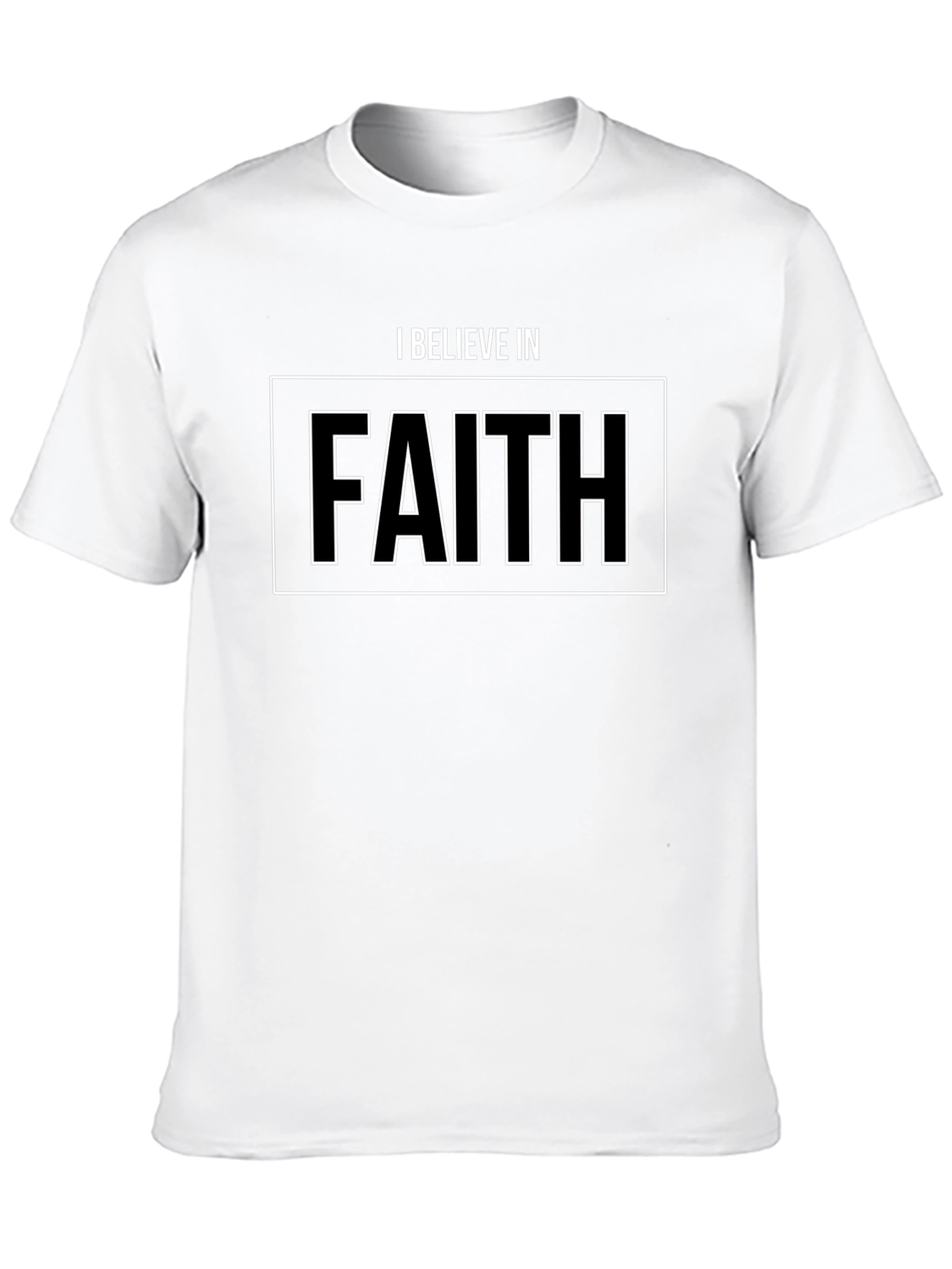 I Believe in Faith Black T-Shirt