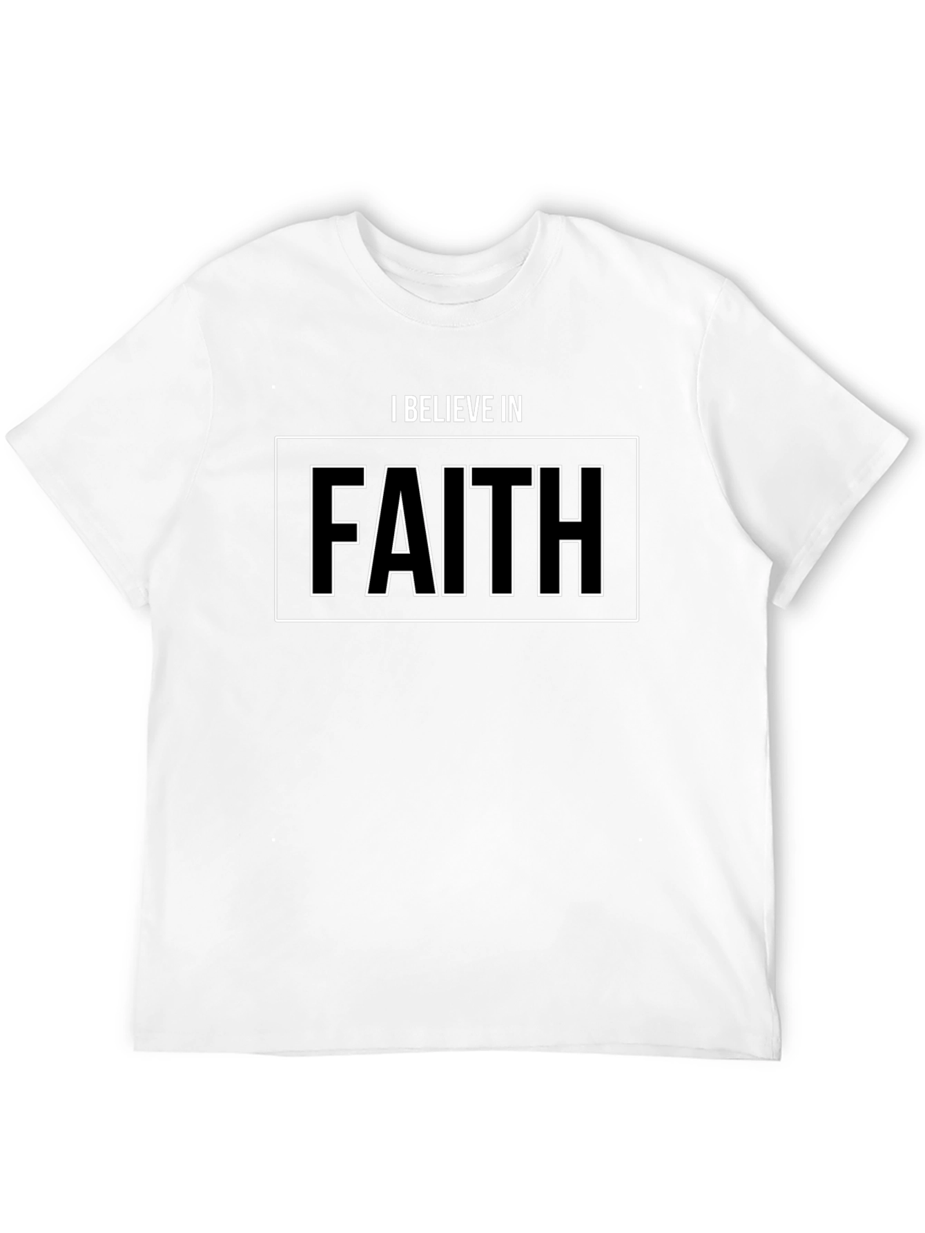 I Believe in Faith Black T-Shirt