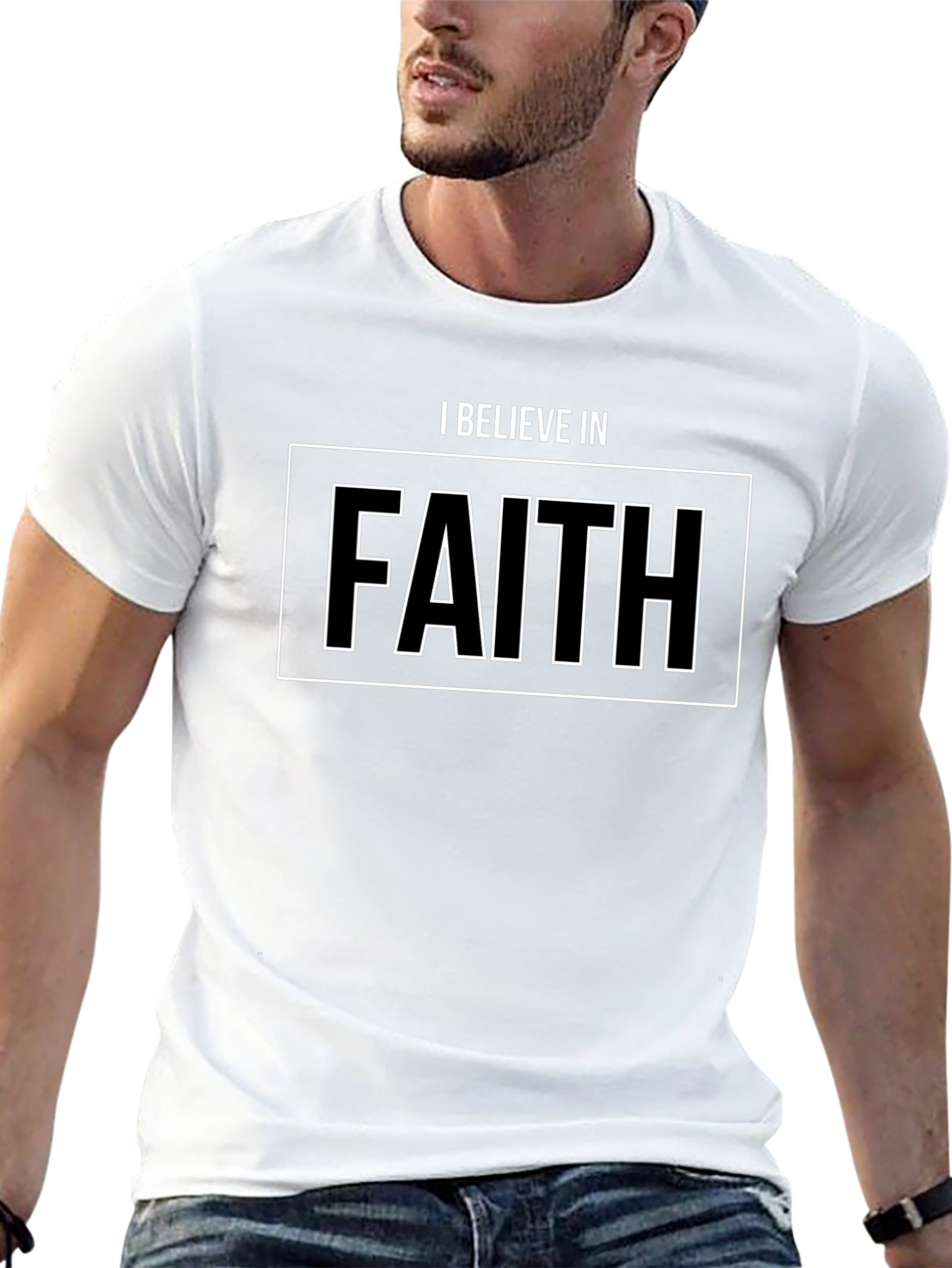 I Believe in Faith Black T-Shirt