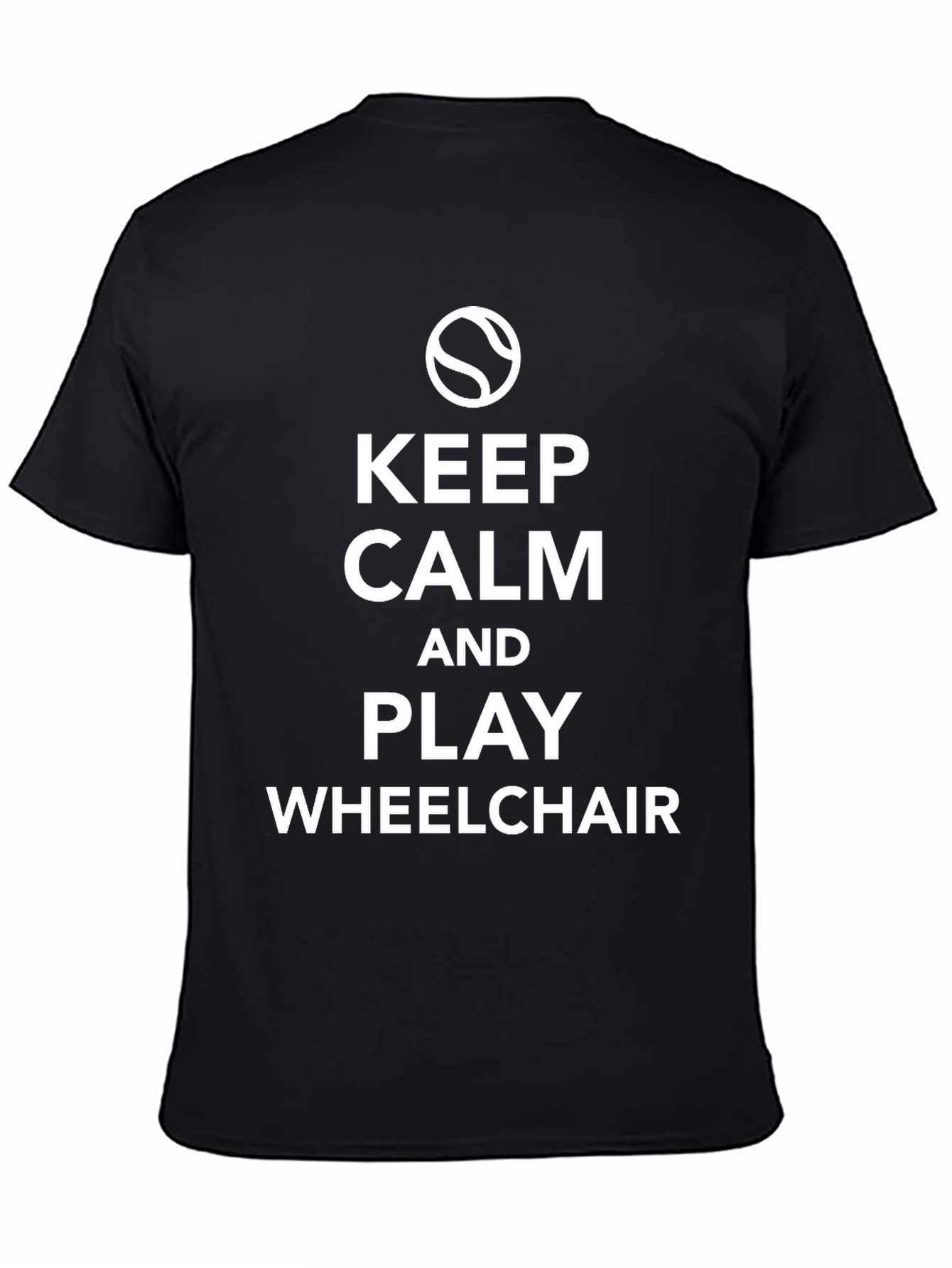 Keep Calm Play Wheelchair T-Shirt