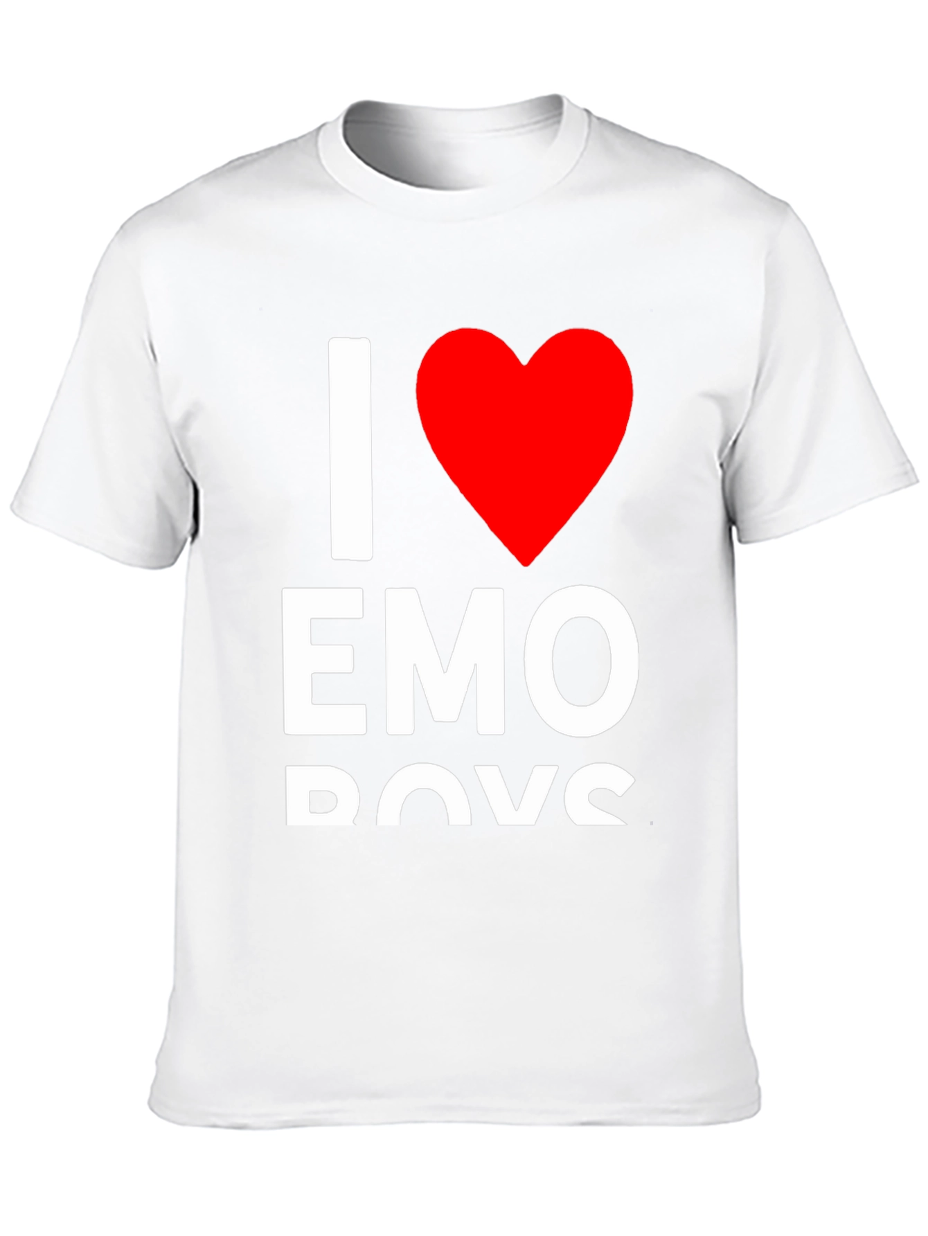 I Heart Emo Boys T-Shirt - Trendy Graphic Tee