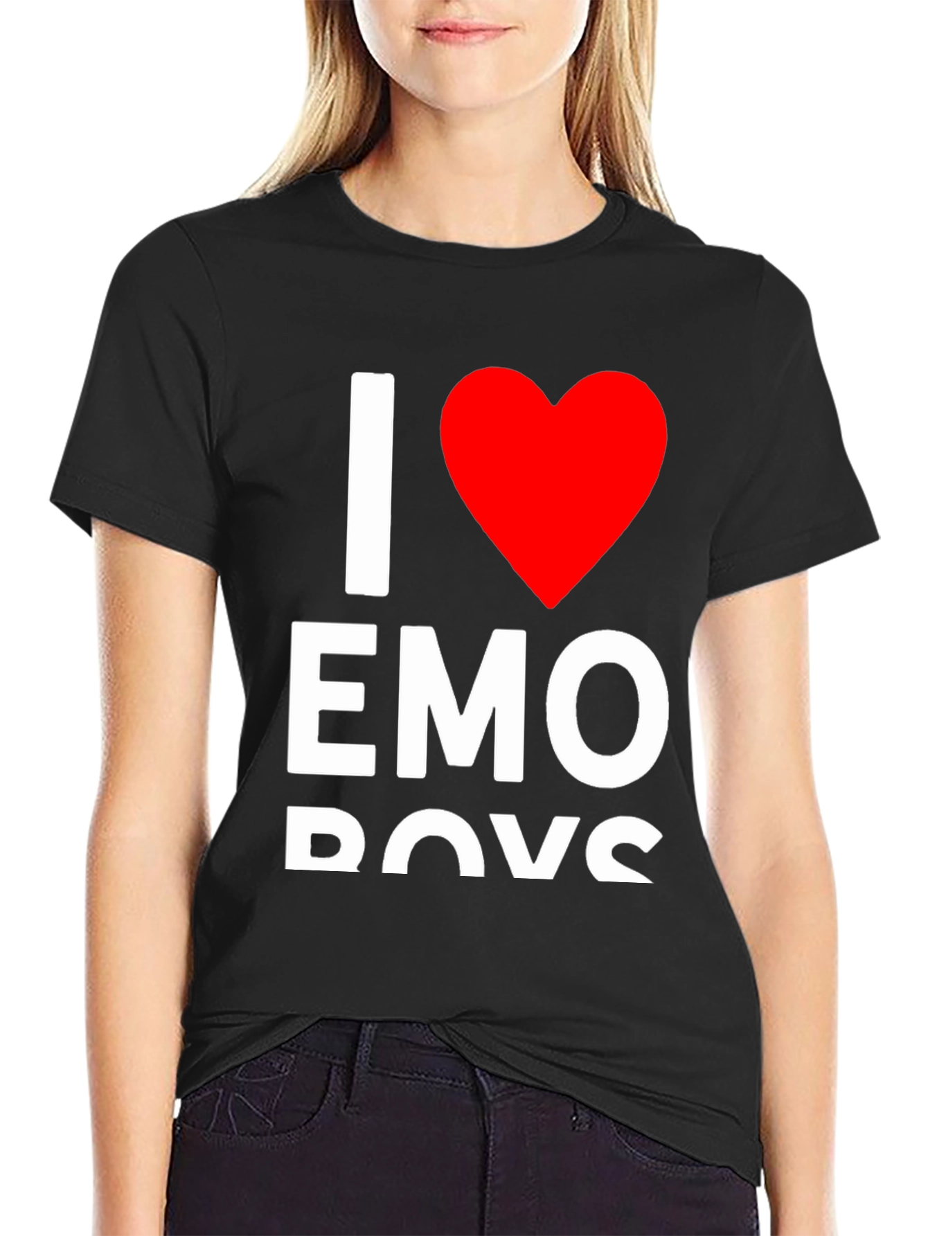I Heart Emo Boys T-Shirt - Trendy Graphic Tee