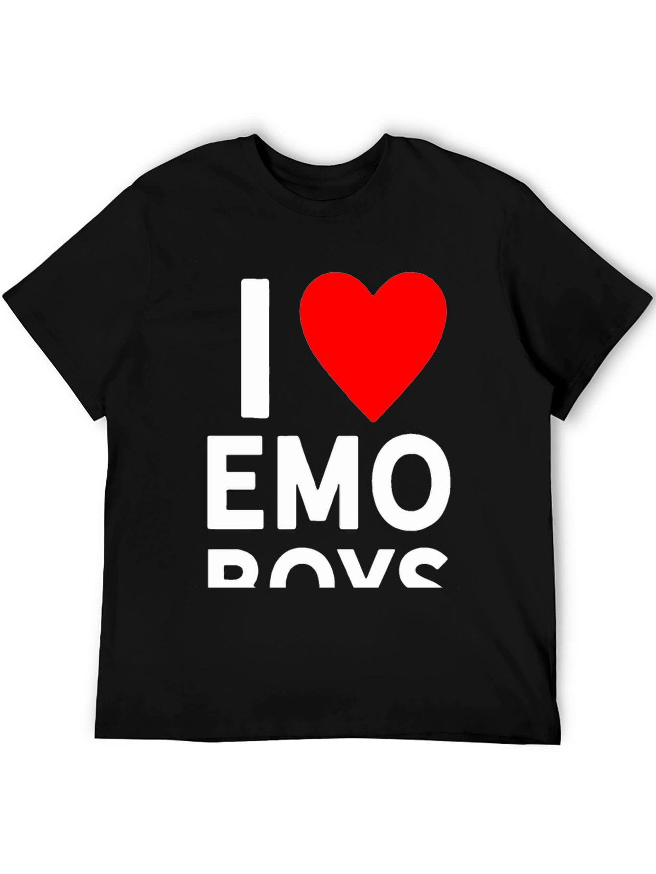 I Heart Emo Boys T-Shirt - Trendy Graphic Tee