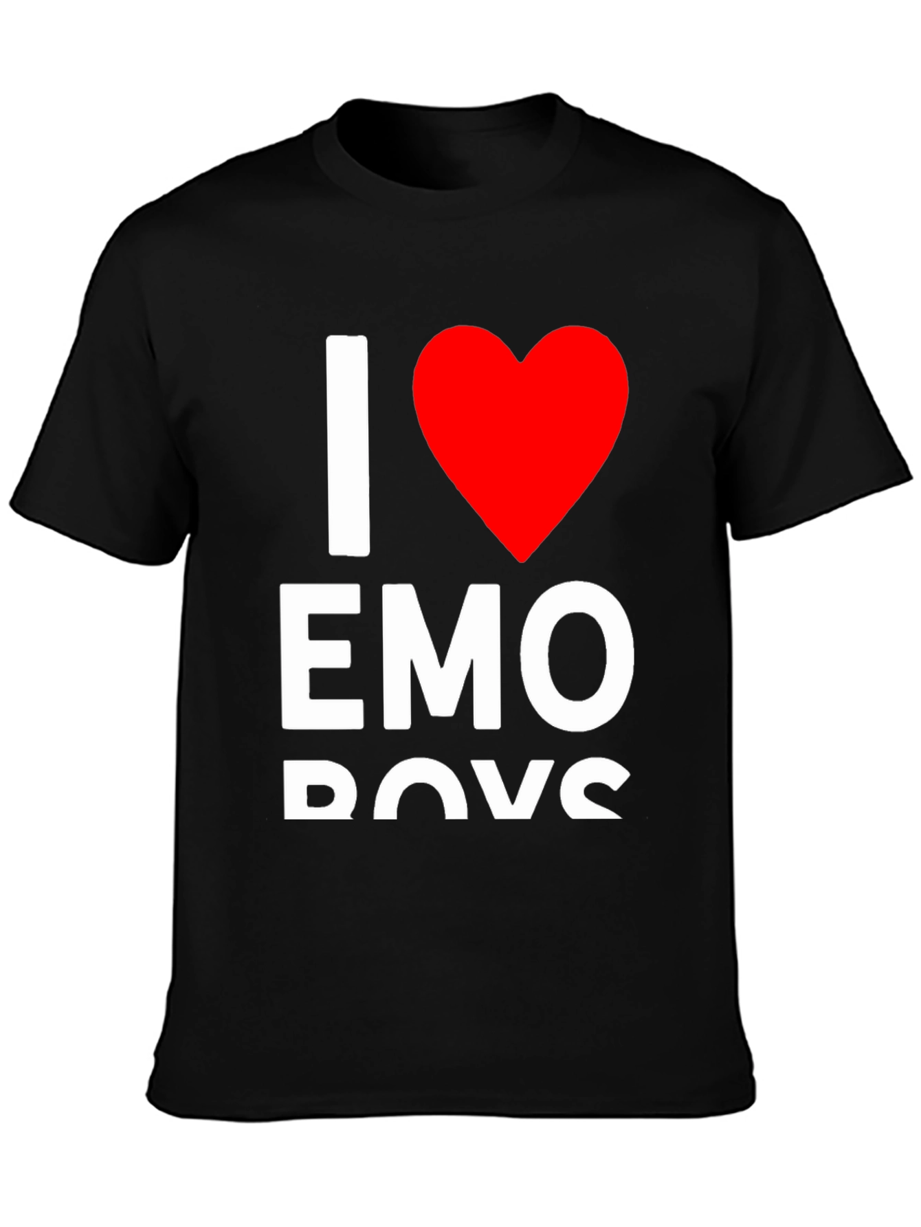 I Heart Emo Boys T-Shirt - Trendy Graphic Tee