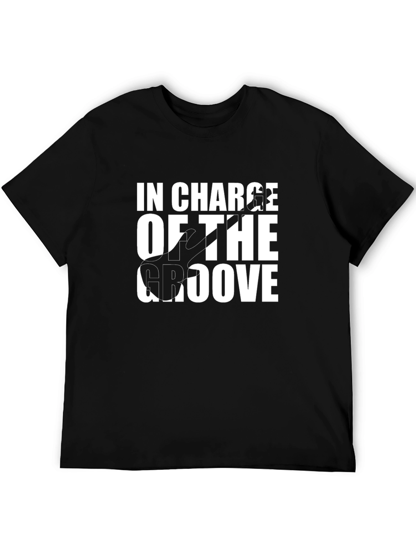 In Charge of the Groove Black T-Shirt