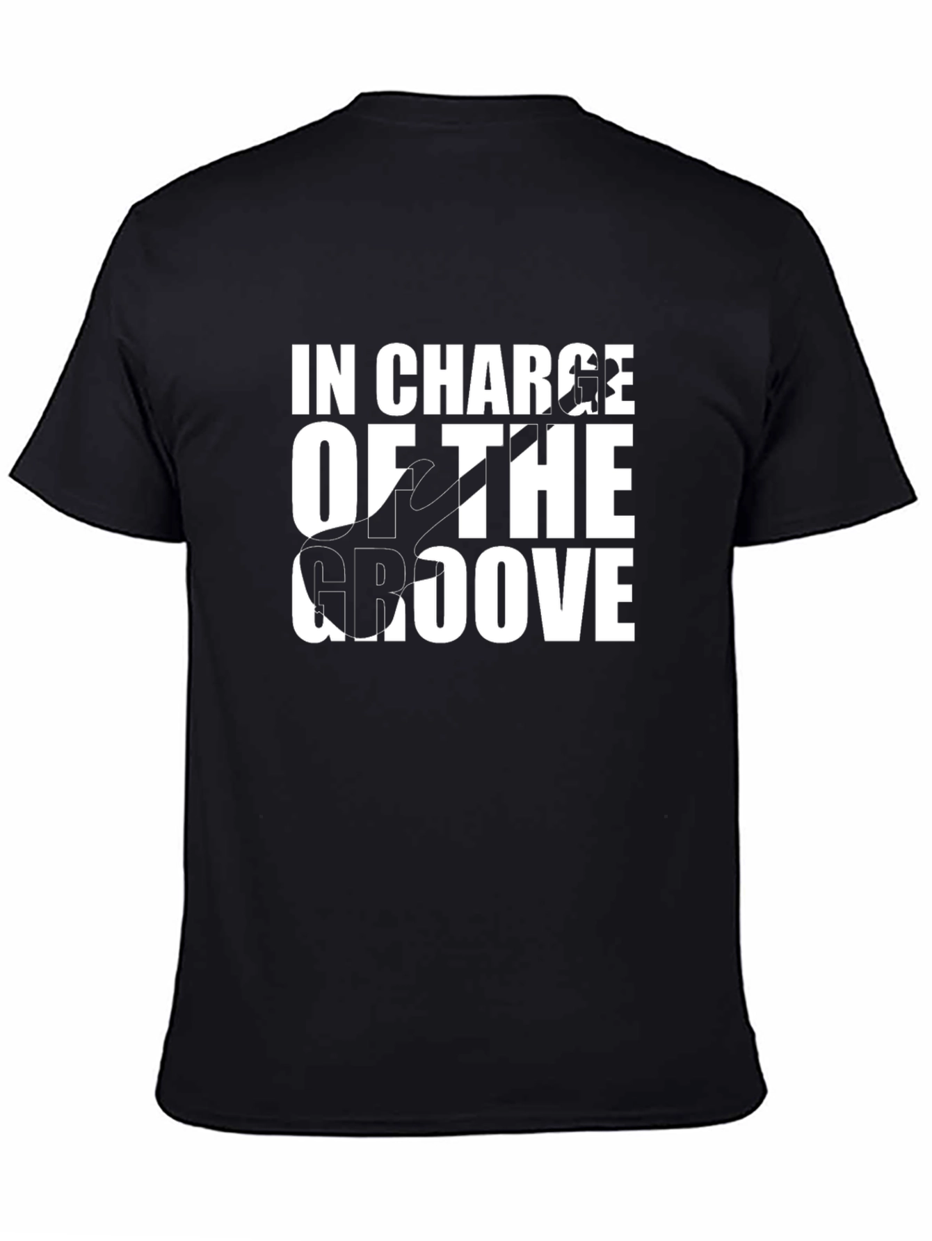In Charge of the Groove Black T-Shirt