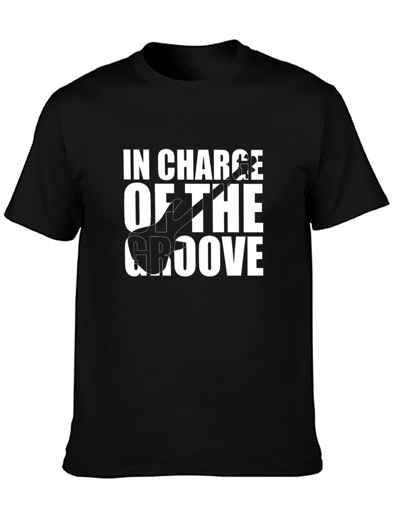 In Charge of the Groove Black T-Shirt