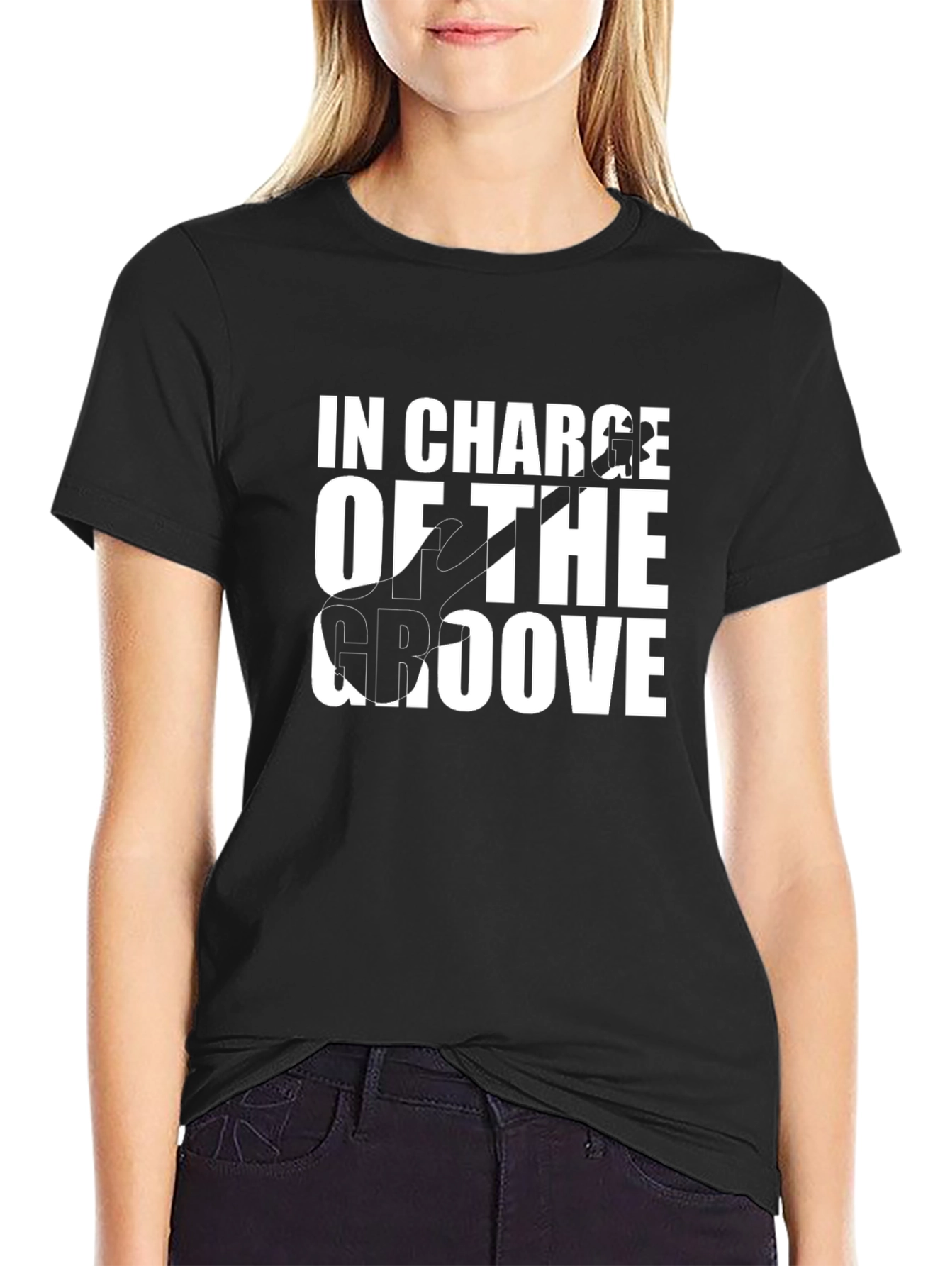 In Charge of the Groove Black T-Shirt