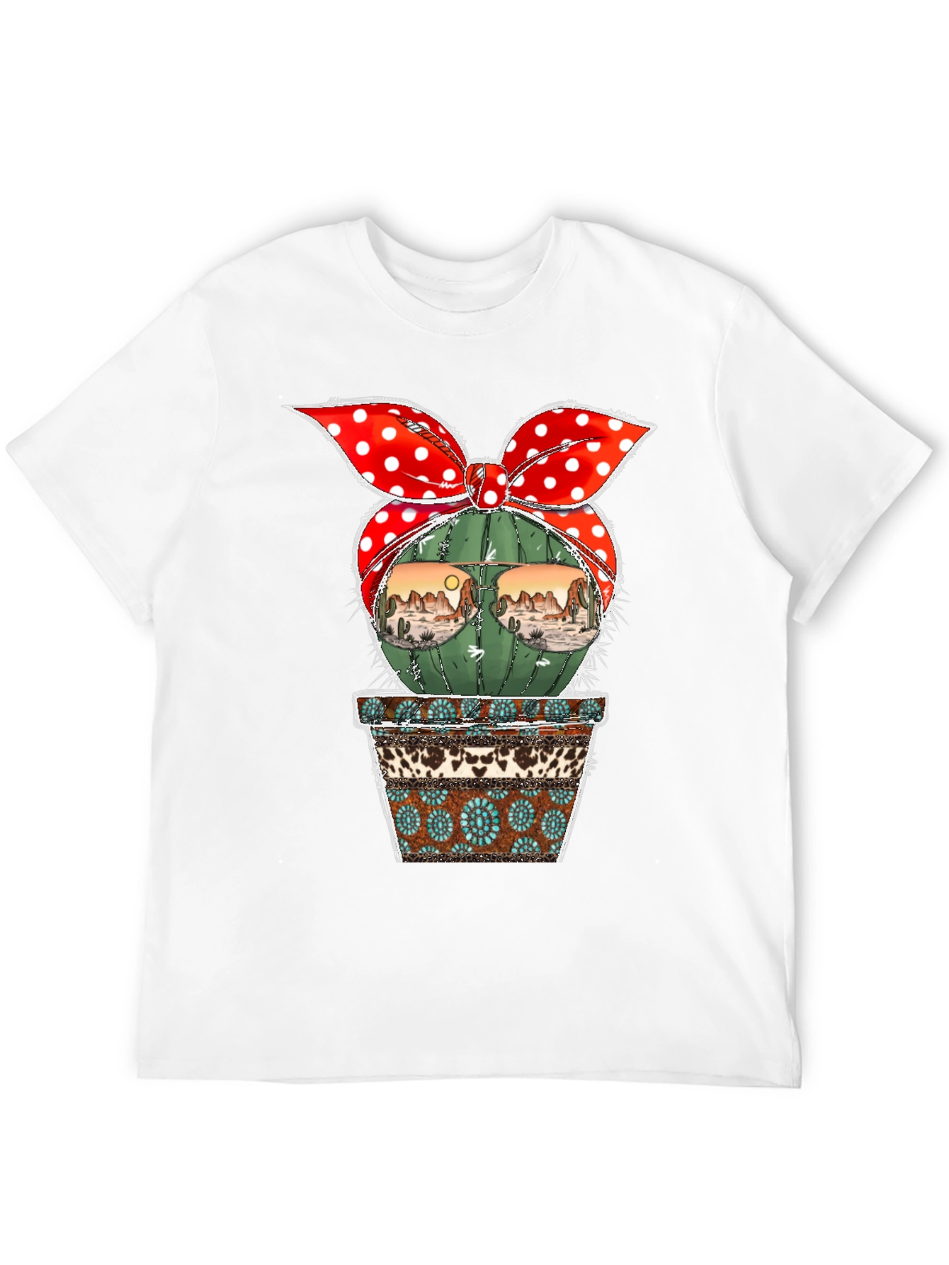 Cactus Desert Scene T-Shirt