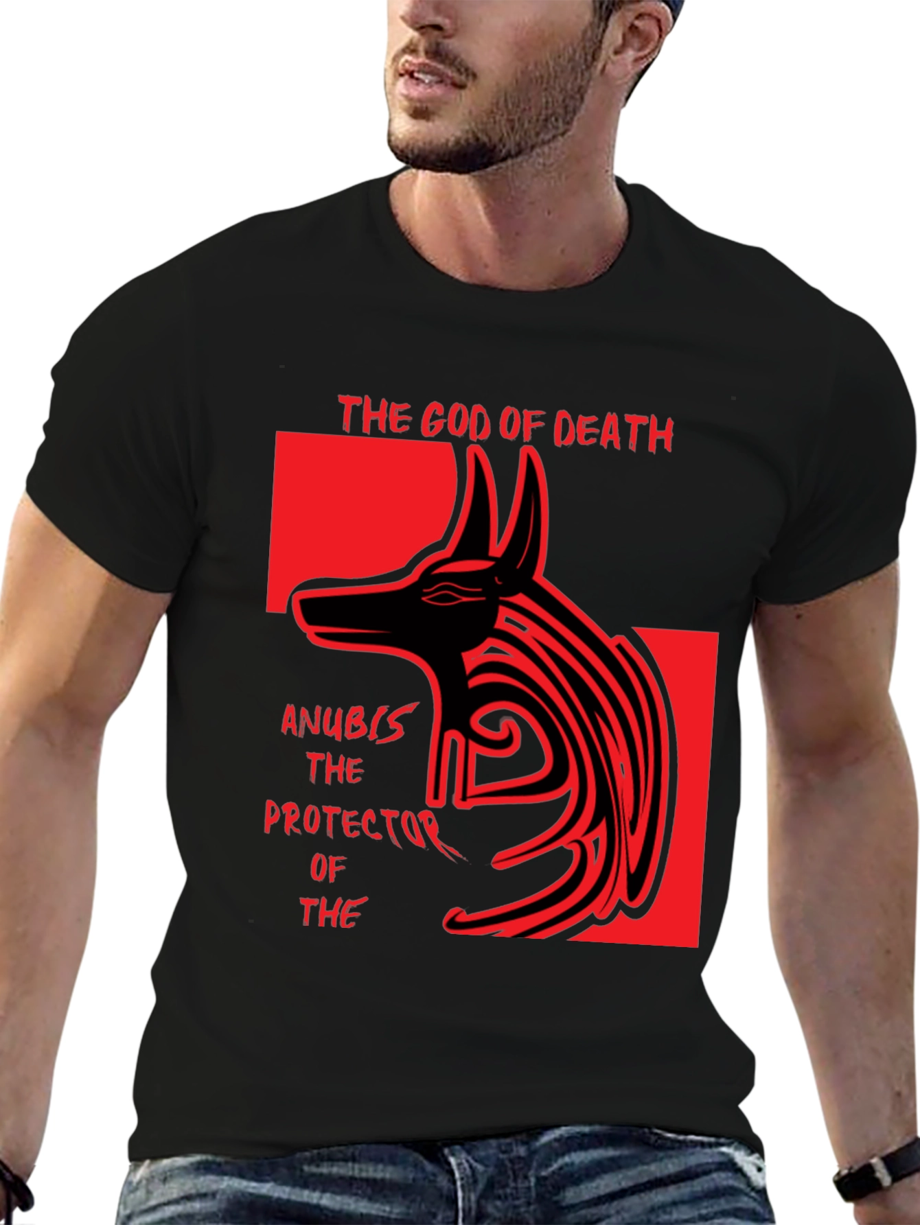 Anubis God of Death Graphic T-Shirt