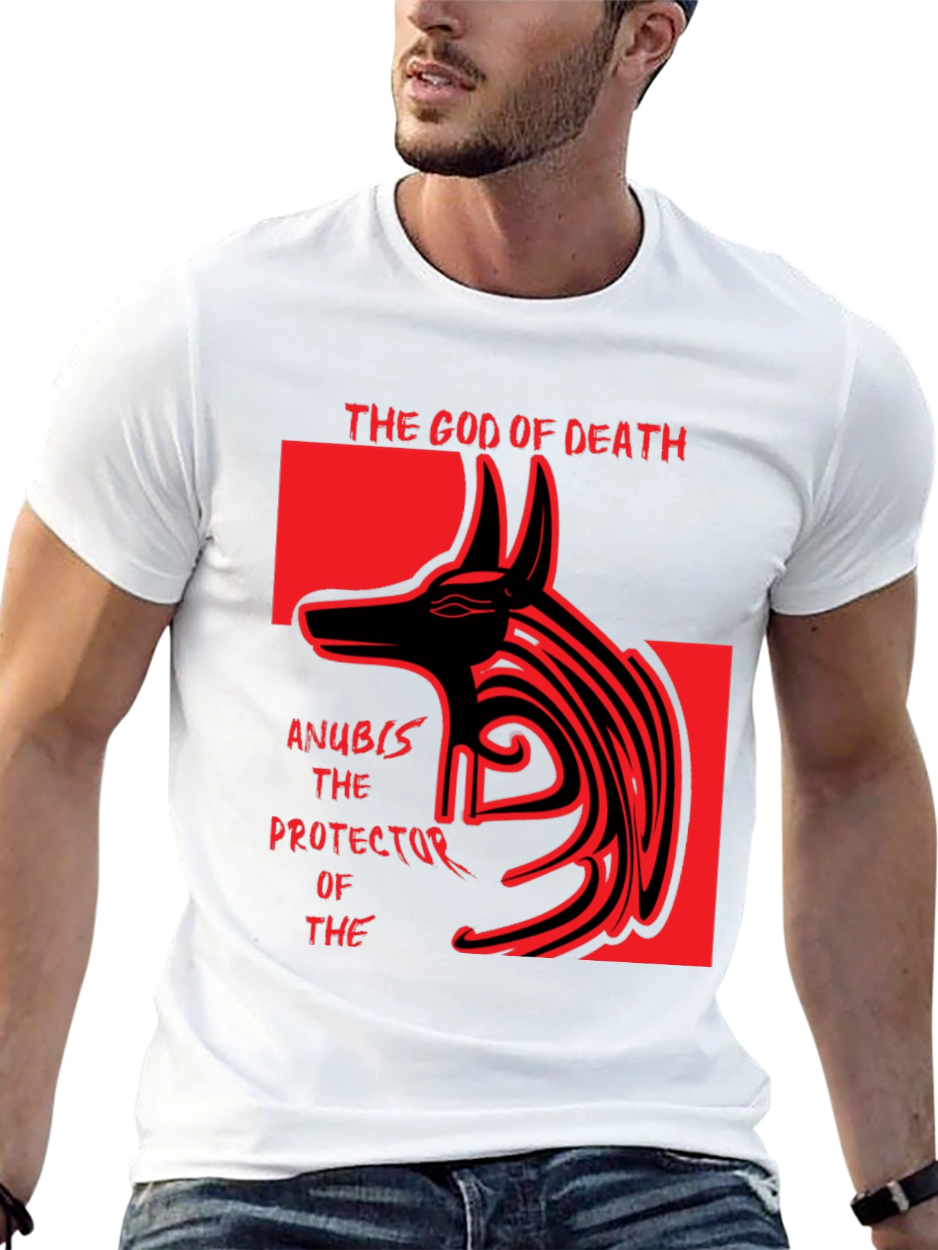 Anubis God of Death Graphic T-Shirt