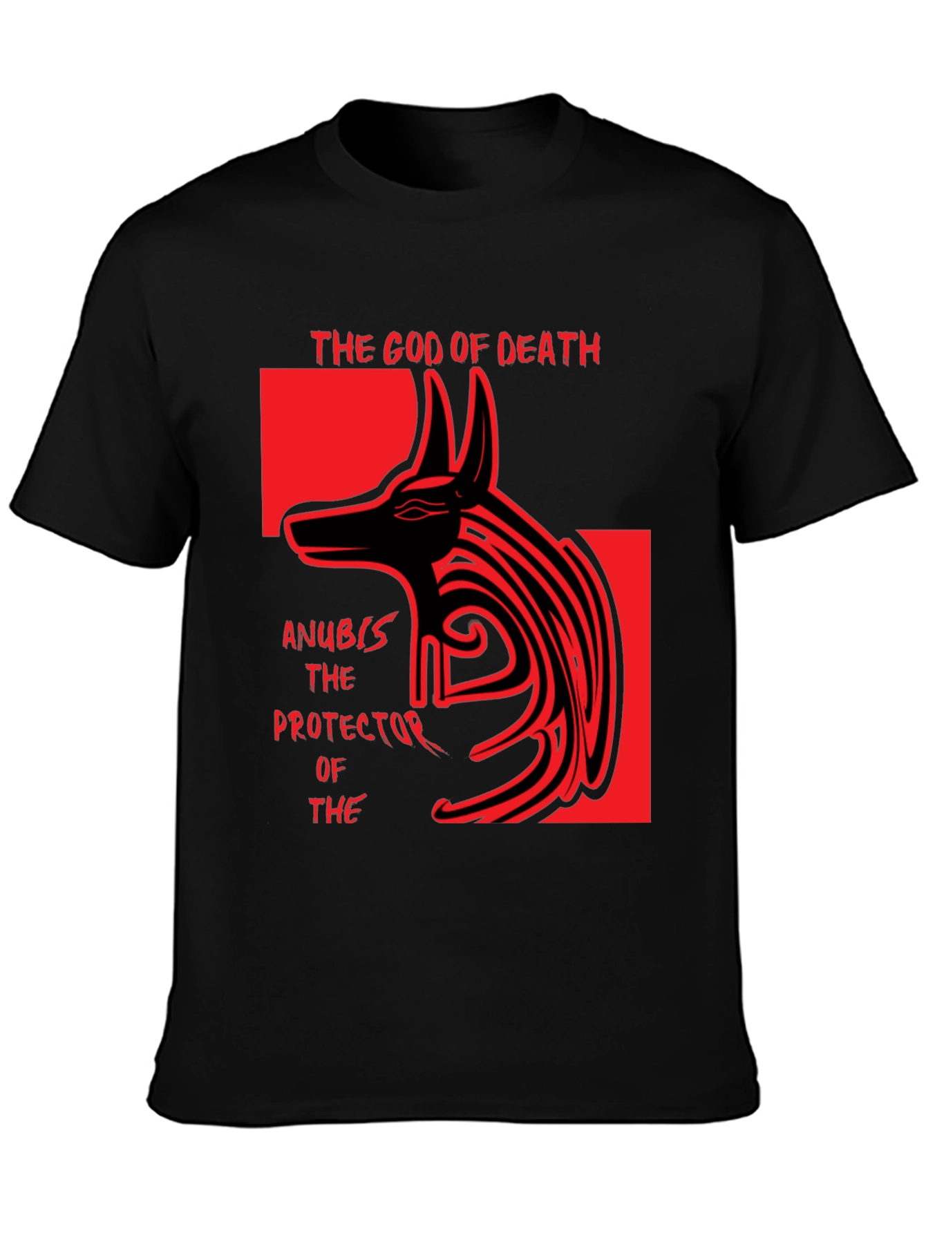 Anubis God of Death Graphic T-Shirt