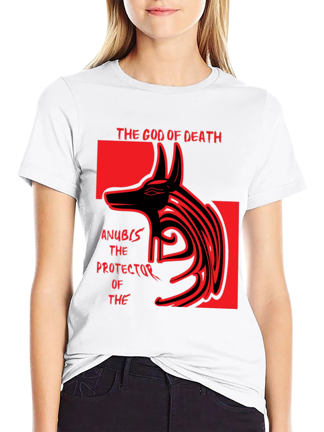 Anubis God of Death Graphic T-Shirt