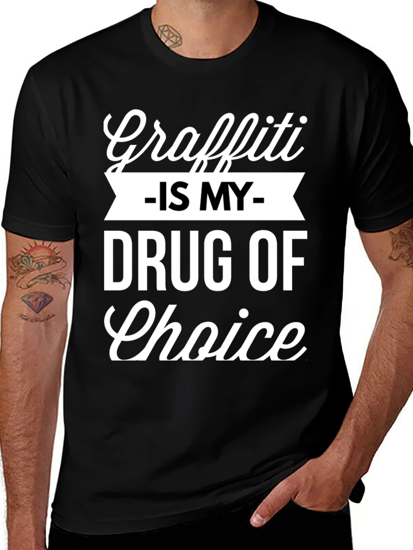 Graffiti is my Drug of Choice Graphic T-Shirt
