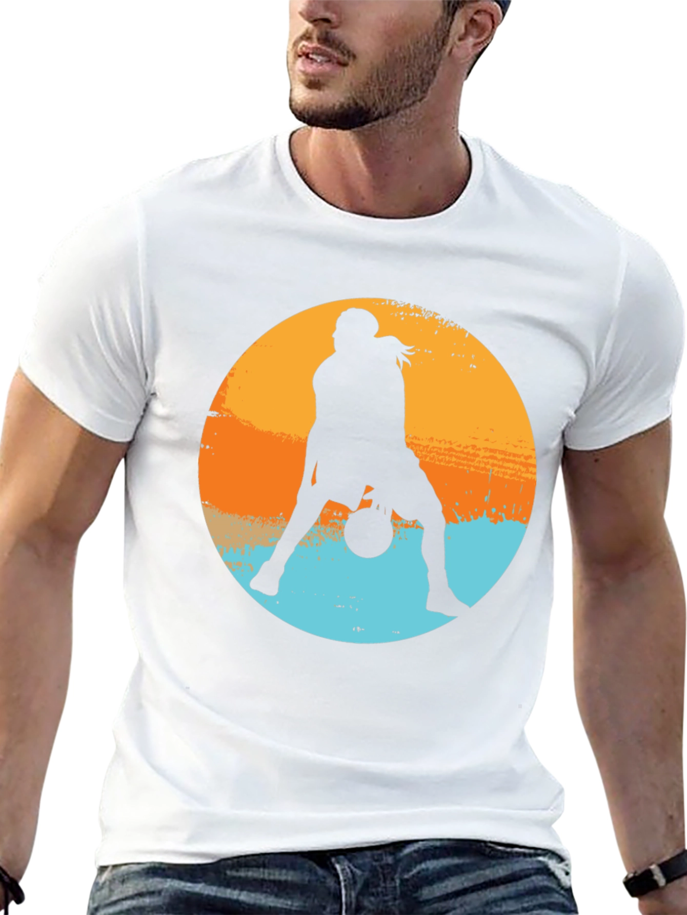 Basketball Silhouette Tee