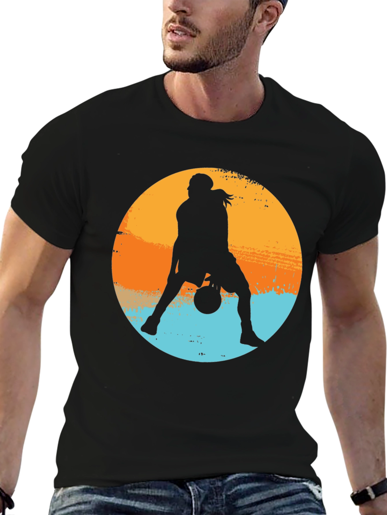 Basketball Silhouette Tee
