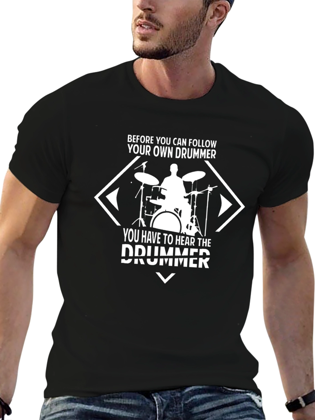 Drummer Graphic Tee - Follow Your Own Beat