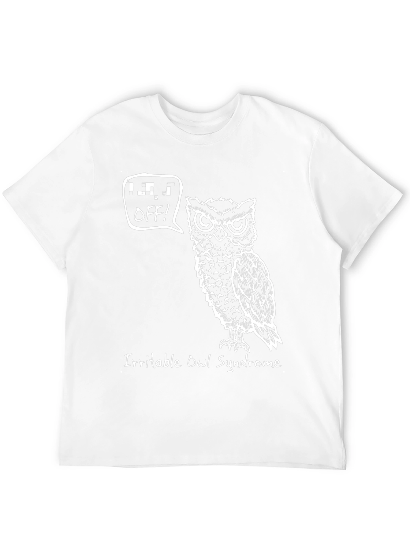Irritable Owl Syndrome Black Graphic Tee