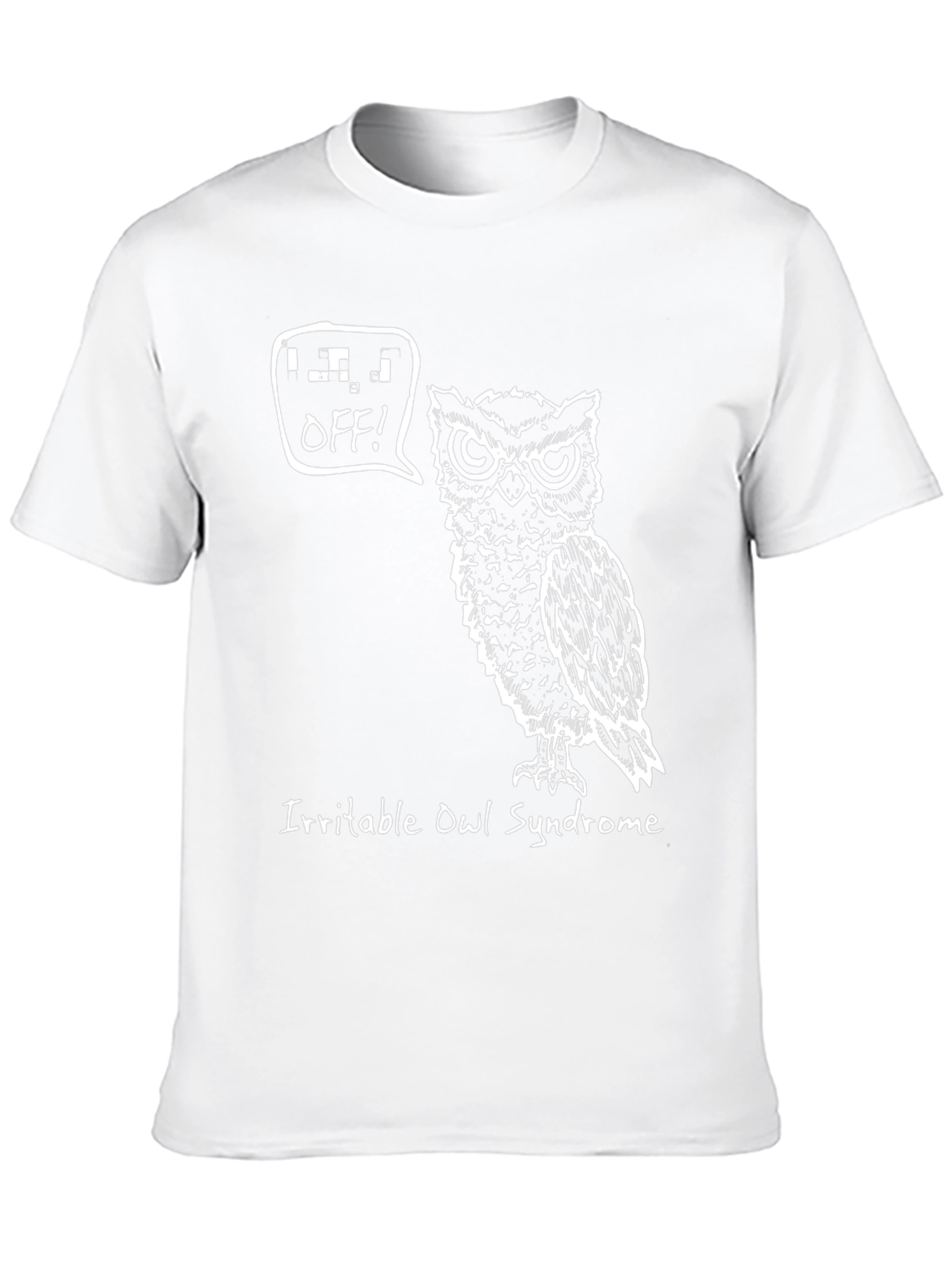 Irritable Owl Syndrome Black Graphic Tee