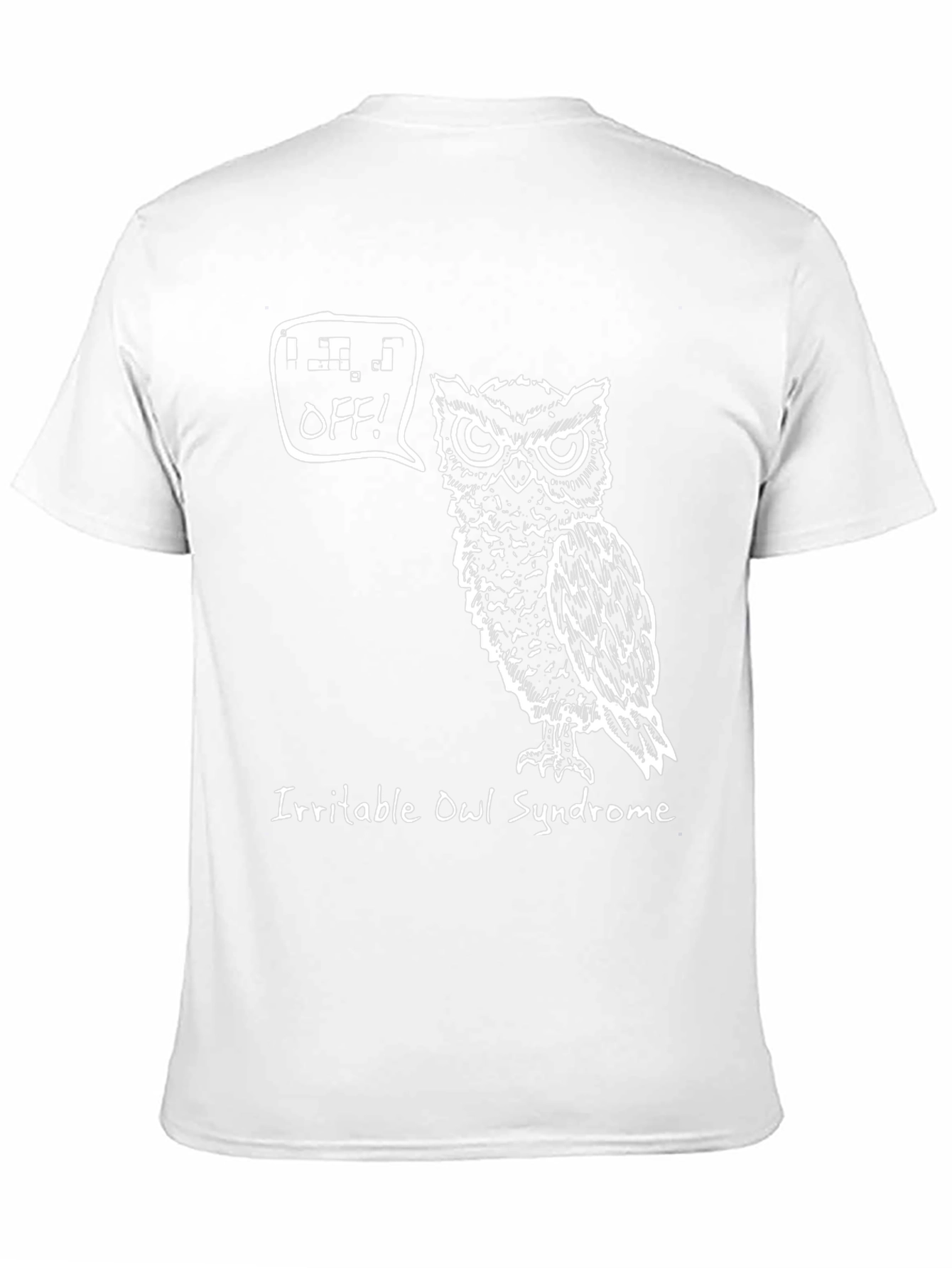 Irritable Owl Syndrome Black Graphic Tee