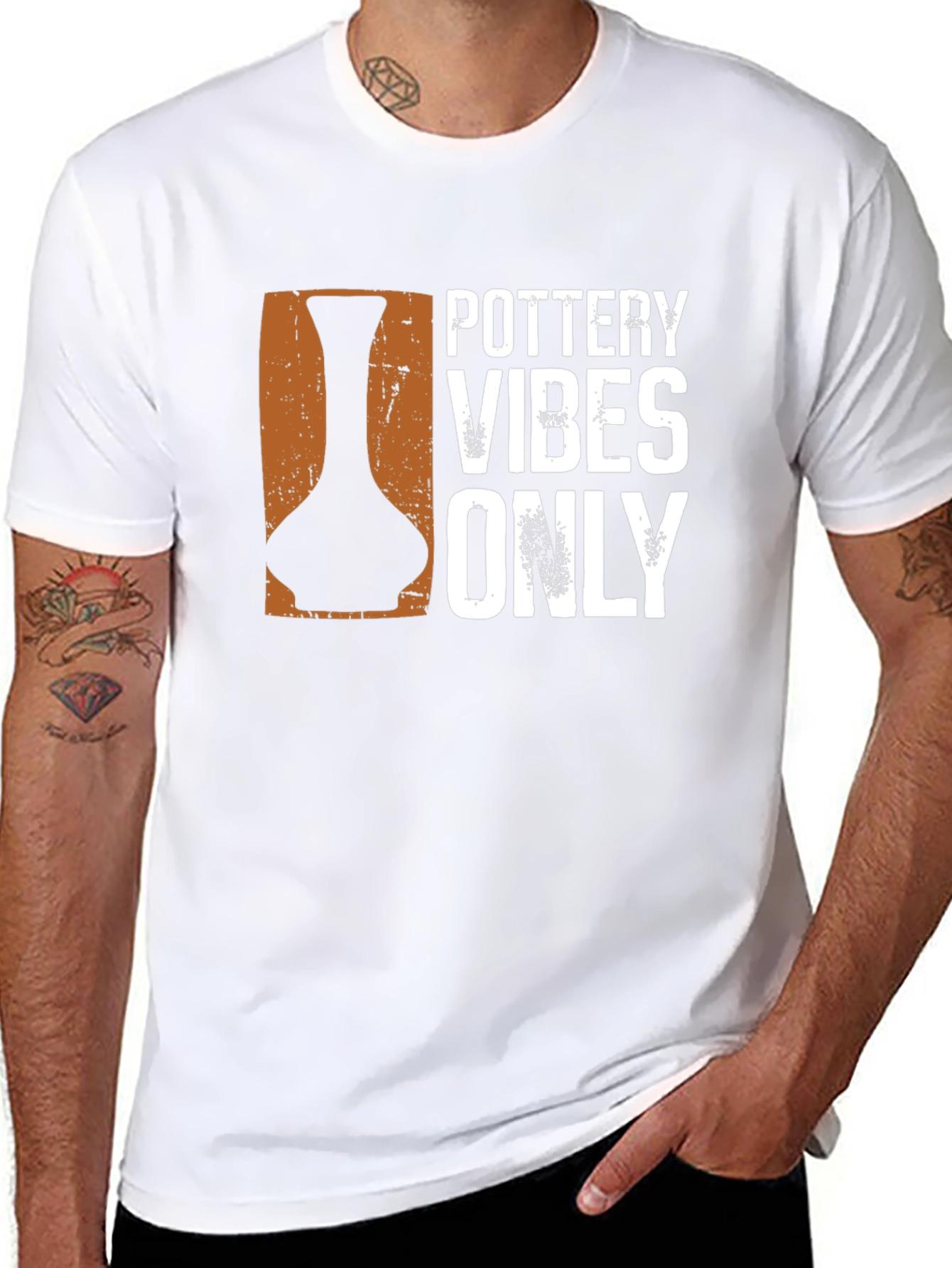 Pottery Vibes Only Graphic T-Shirt