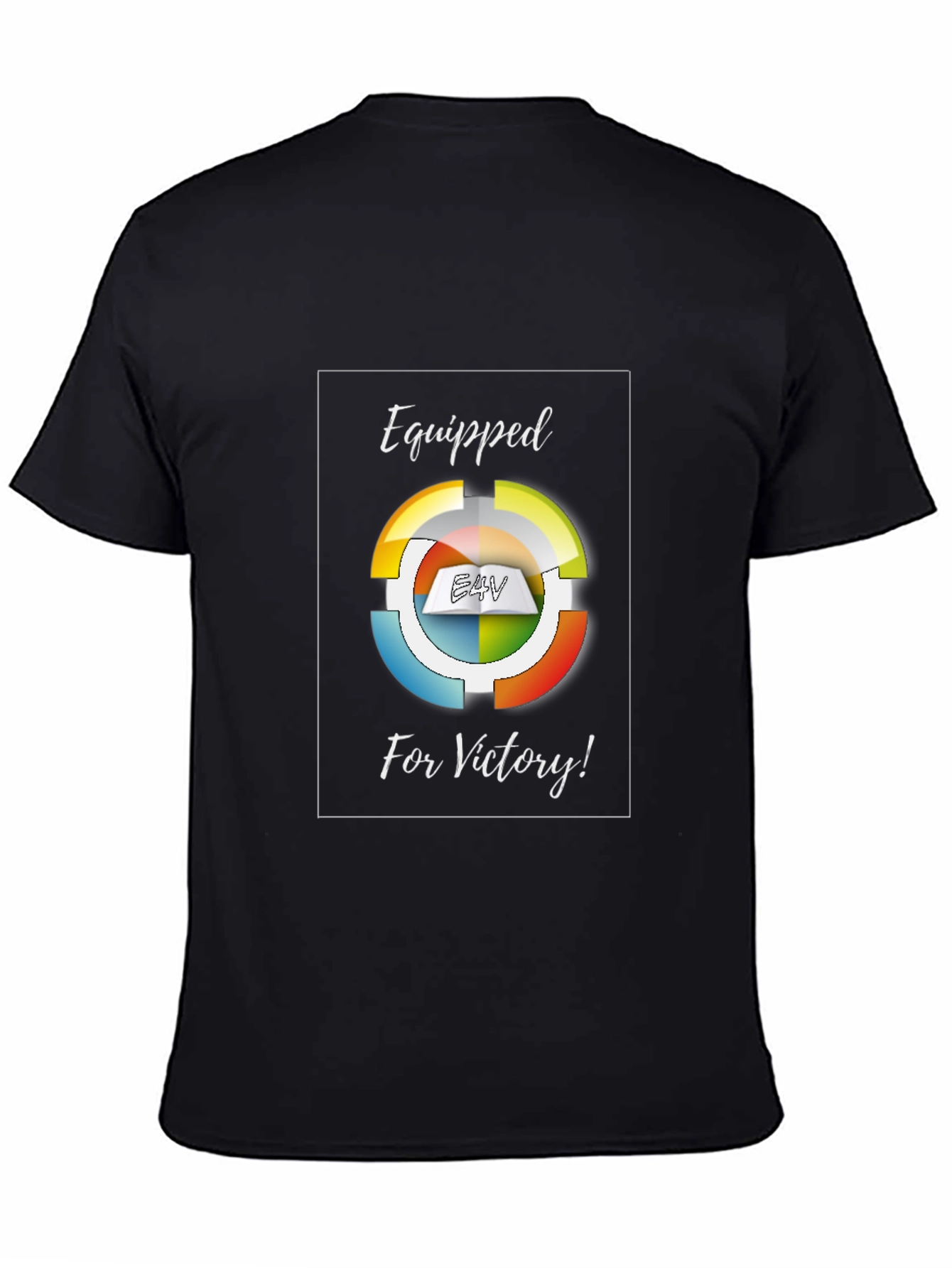 Equipped for Victory Black Graphic T-Shirt