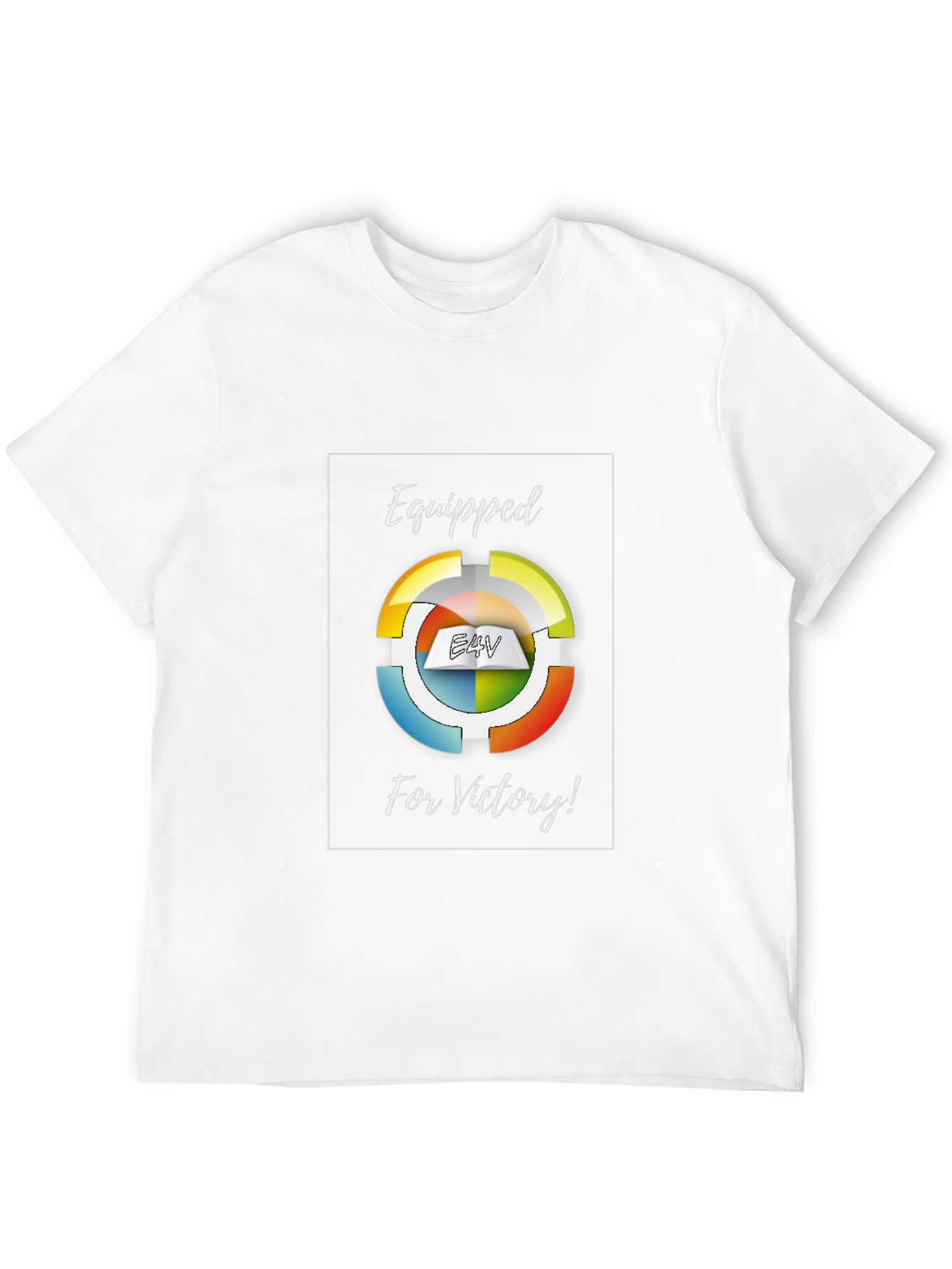 Equipped for Victory Black Graphic T-Shirt