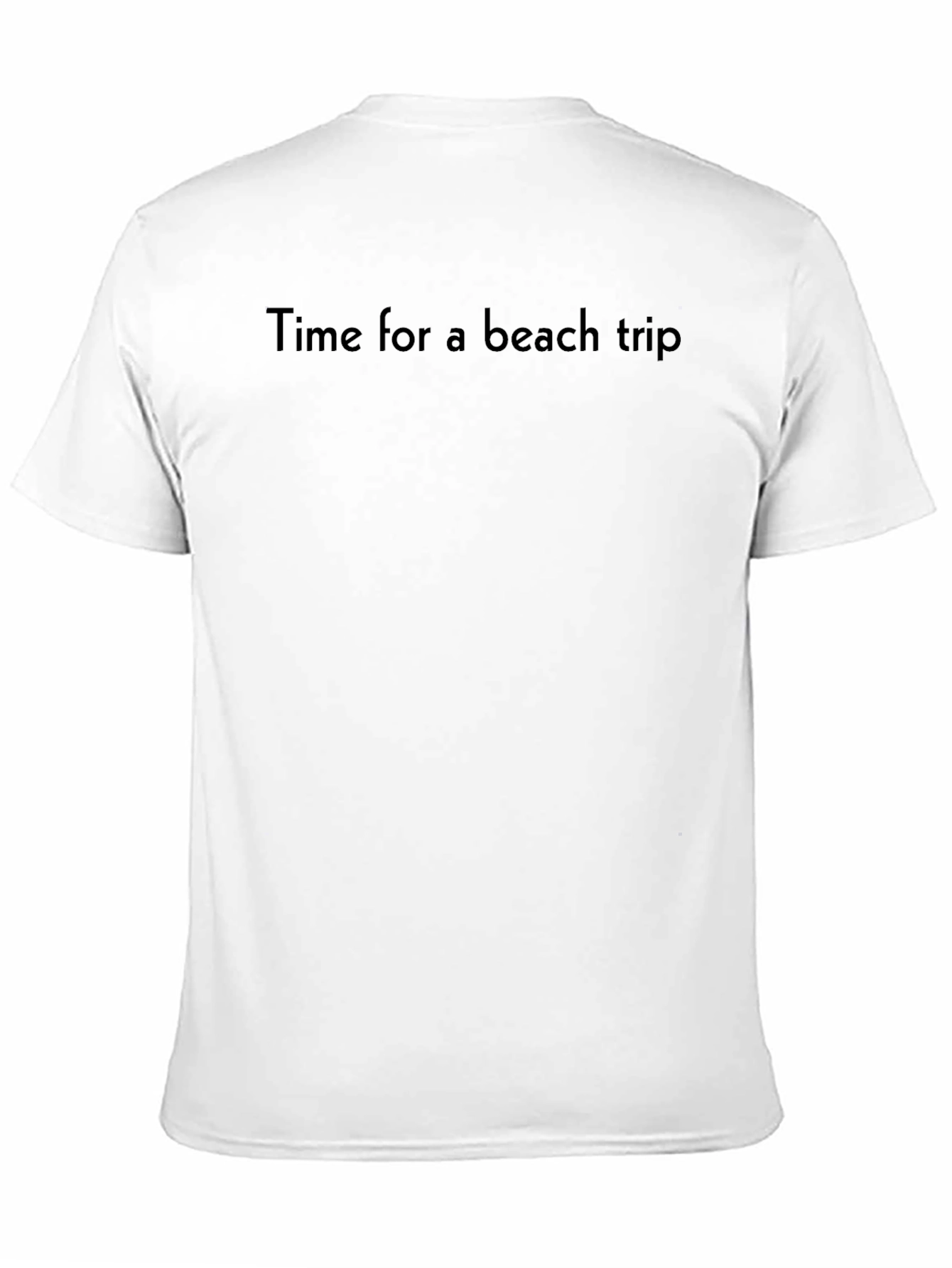 Time For A Beach Trip Black T-Shirt