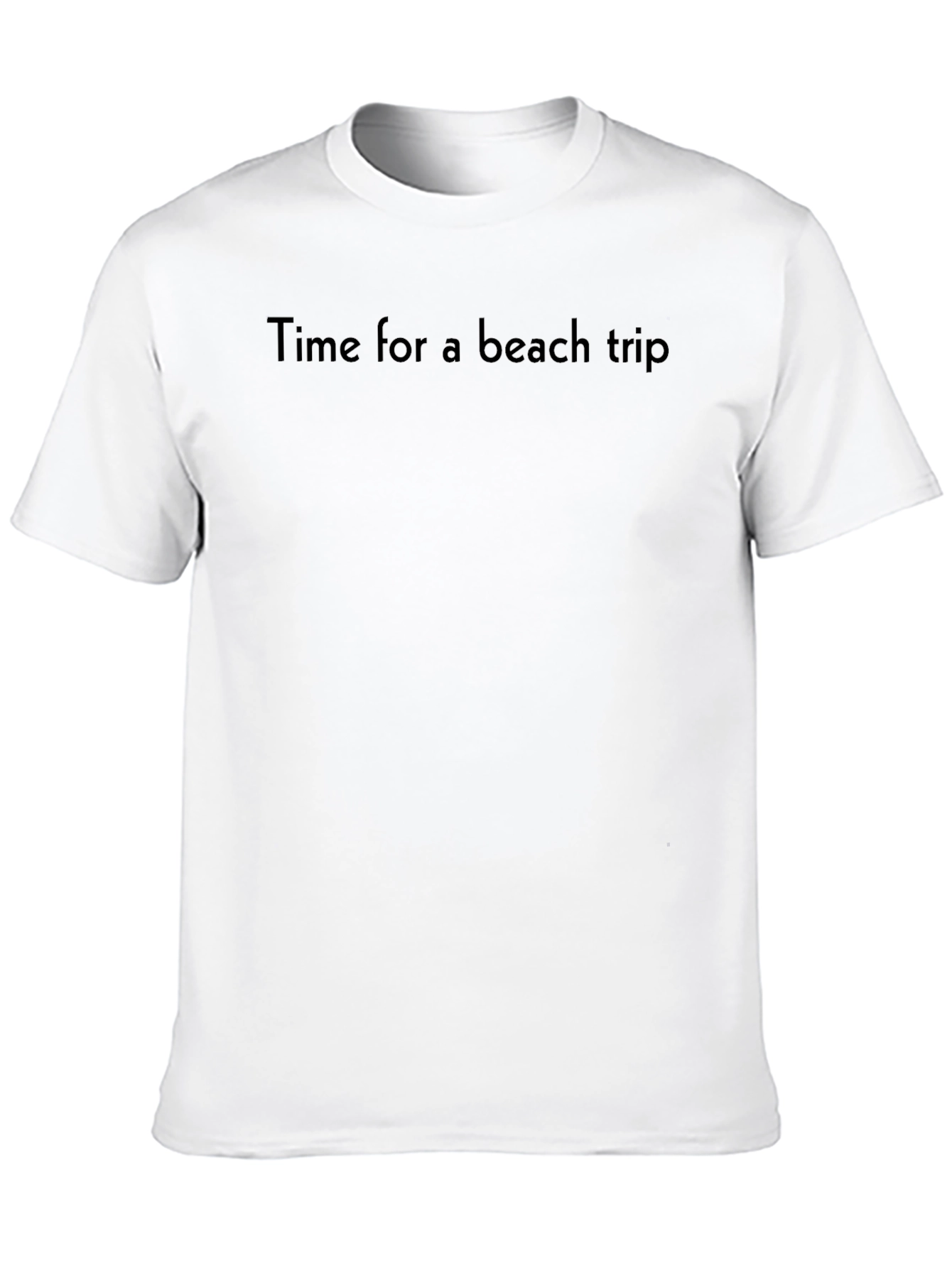 Time For A Beach Trip Black T-Shirt