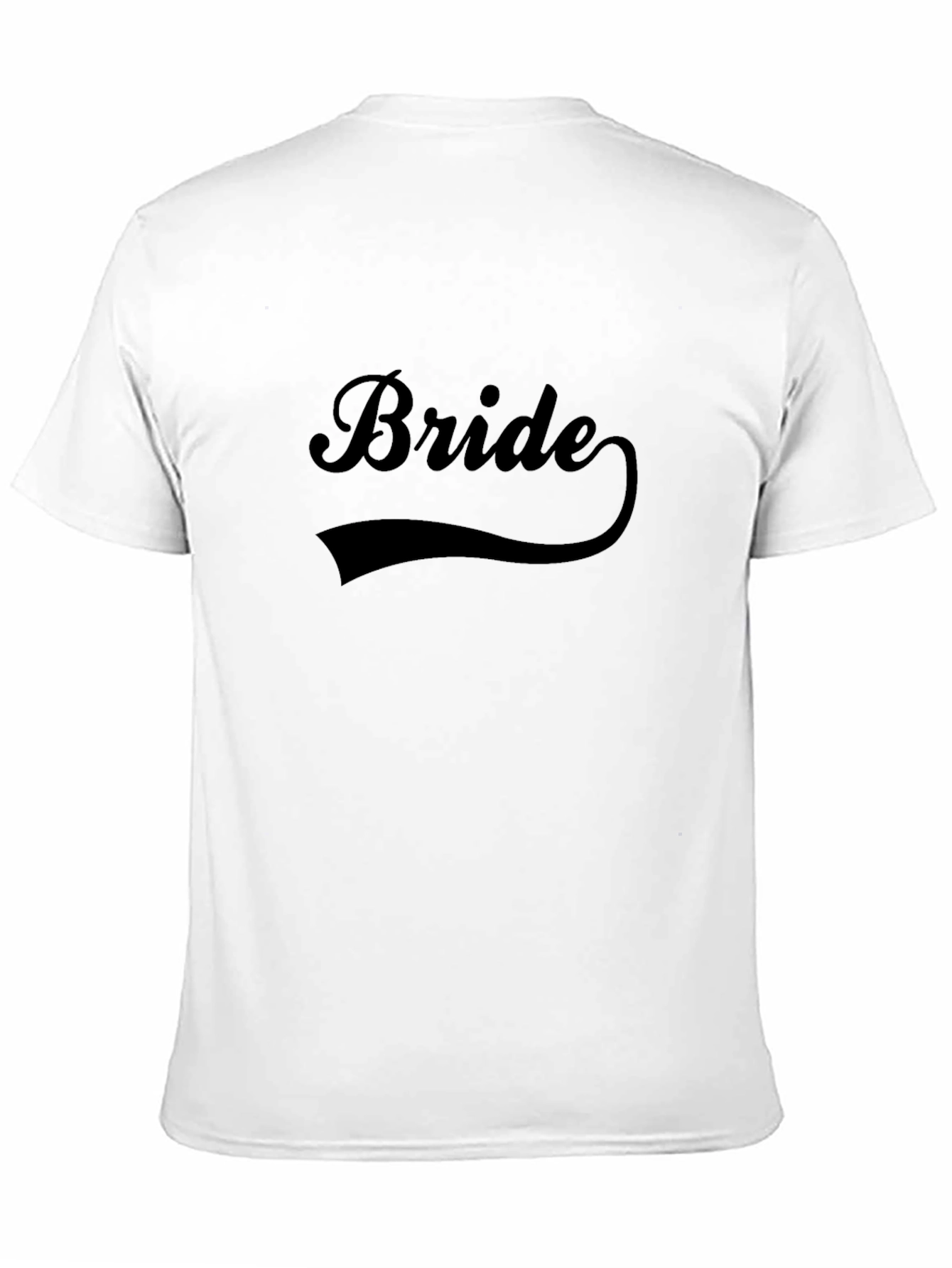 Bride T-Shirt - Black Crew Neck Wedding Tee