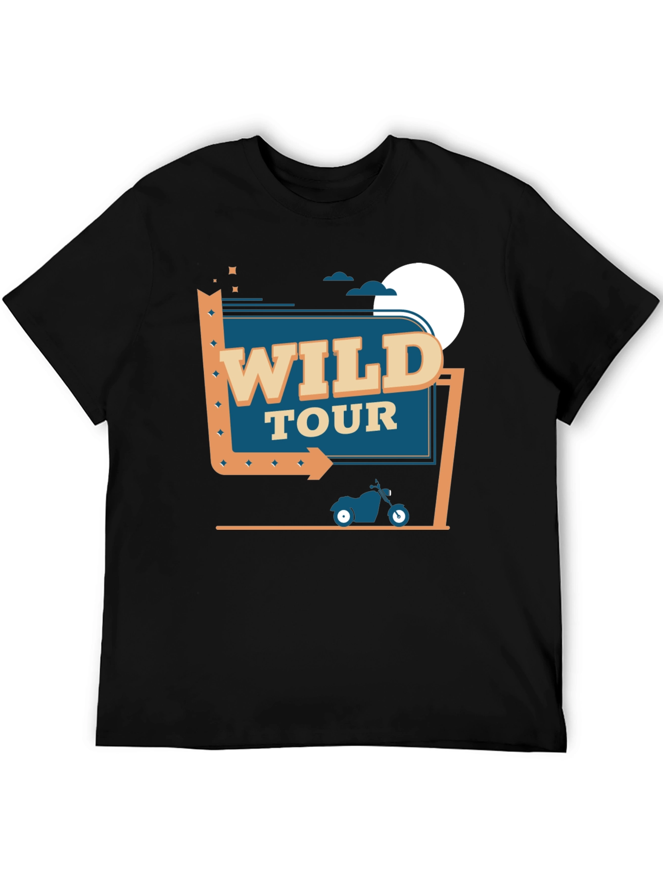 Wild Tour Graphic Tee - Black