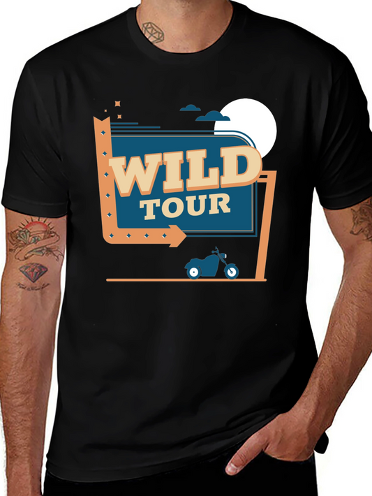 Wild Tour Graphic Tee - Black