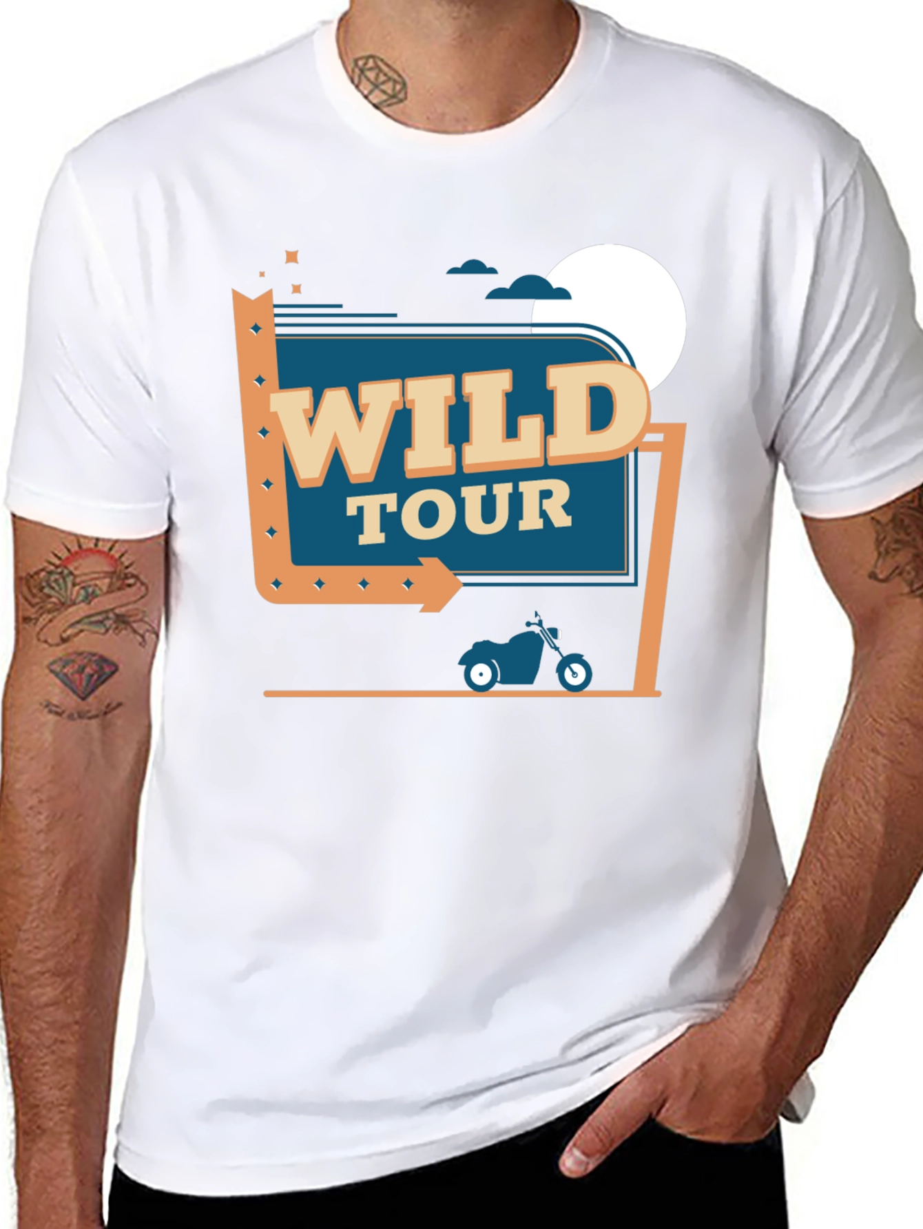 Wild Tour Graphic Tee - Black