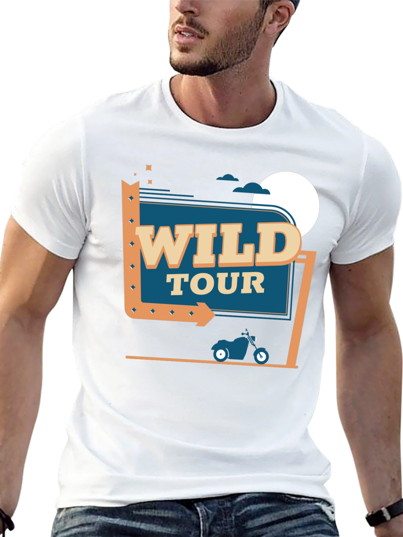 Wild Tour Graphic Tee - Black