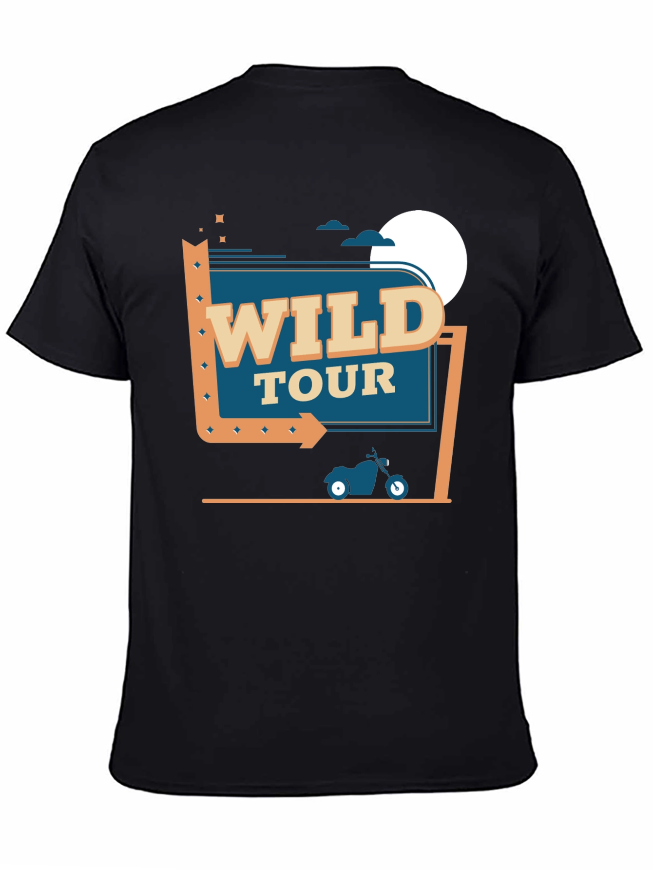 Wild Tour Graphic Tee - Black