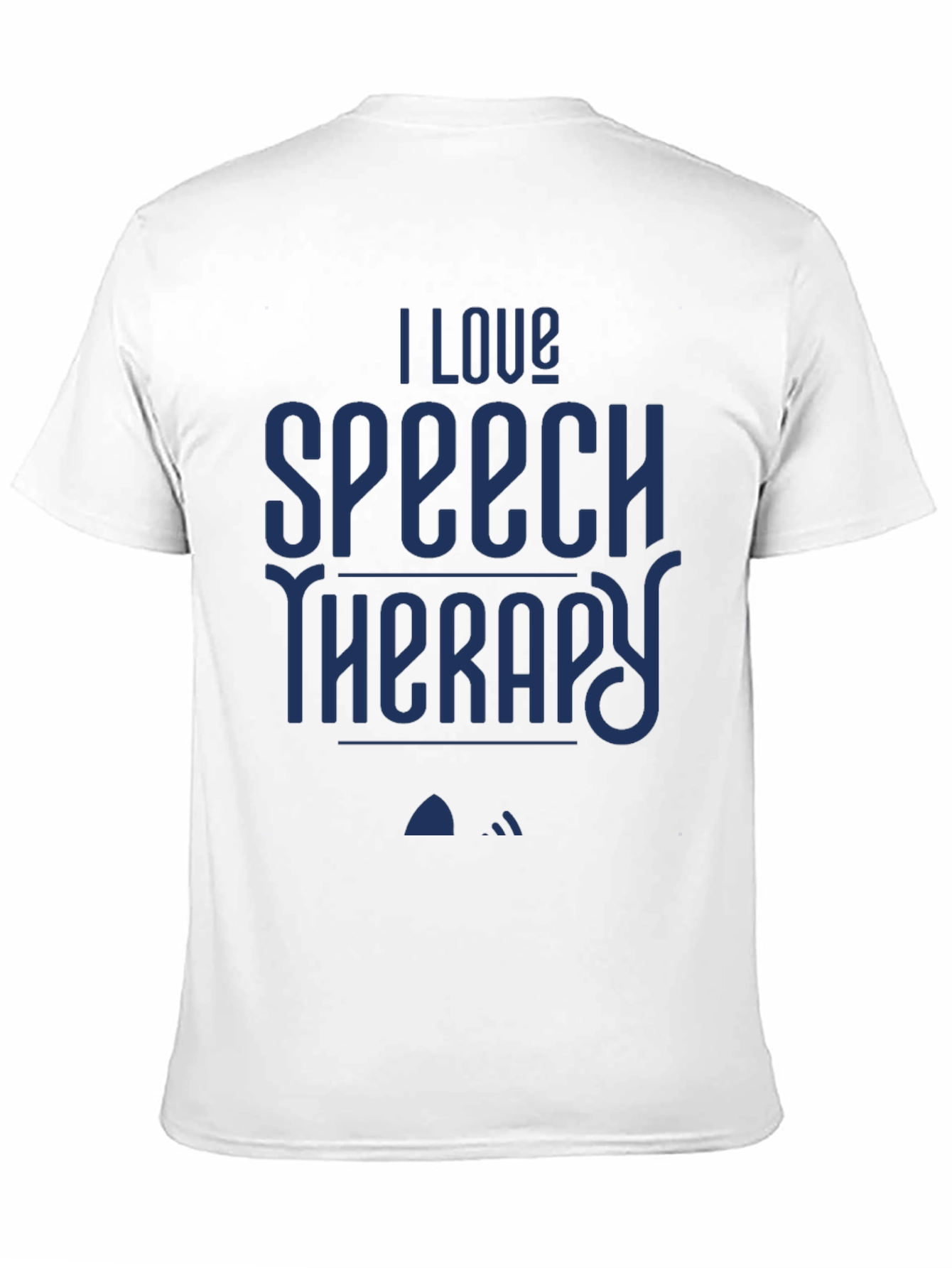 I Love Speech Therapy T-Shirt - Black