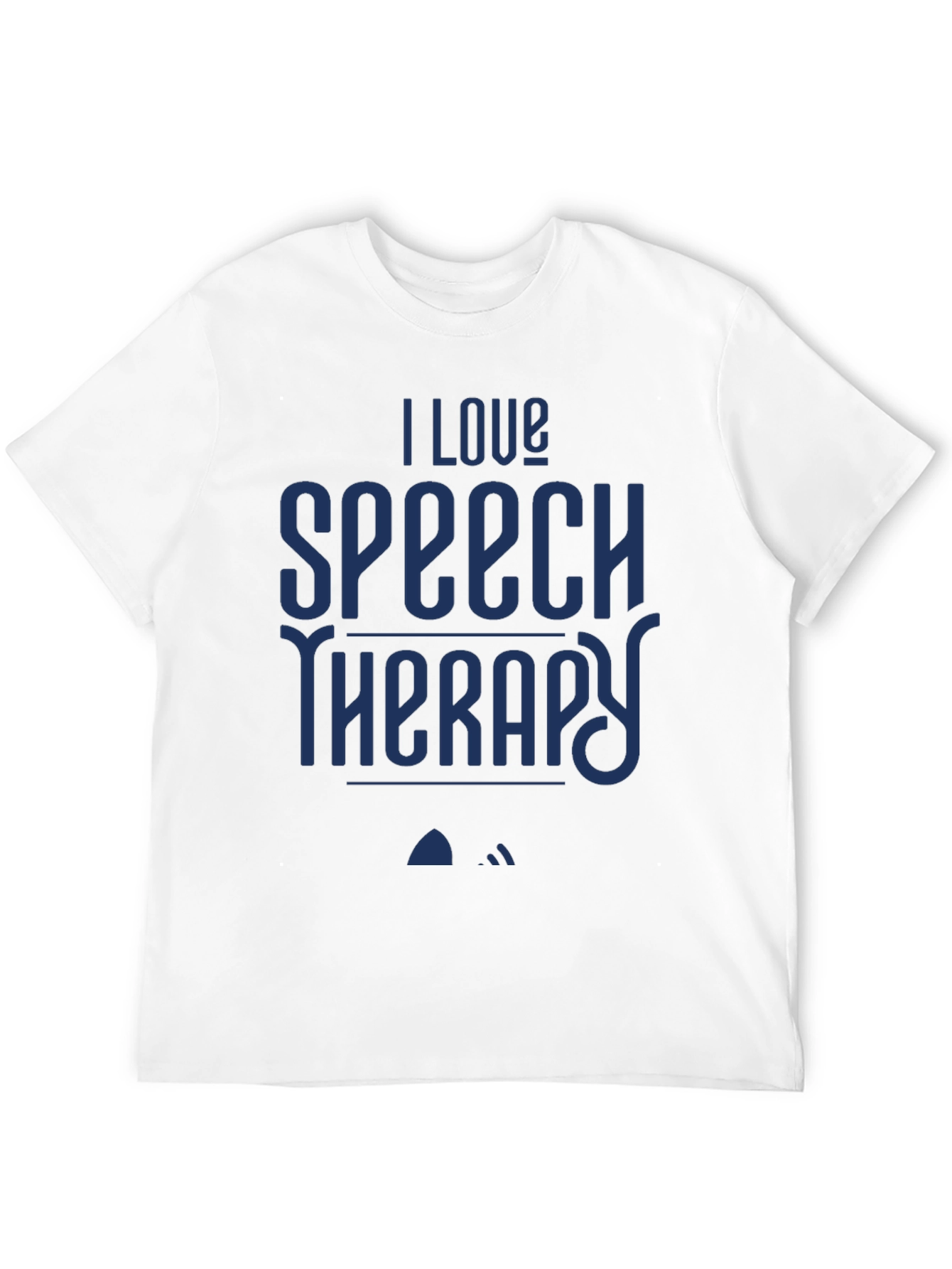I Love Speech Therapy T-Shirt - Black