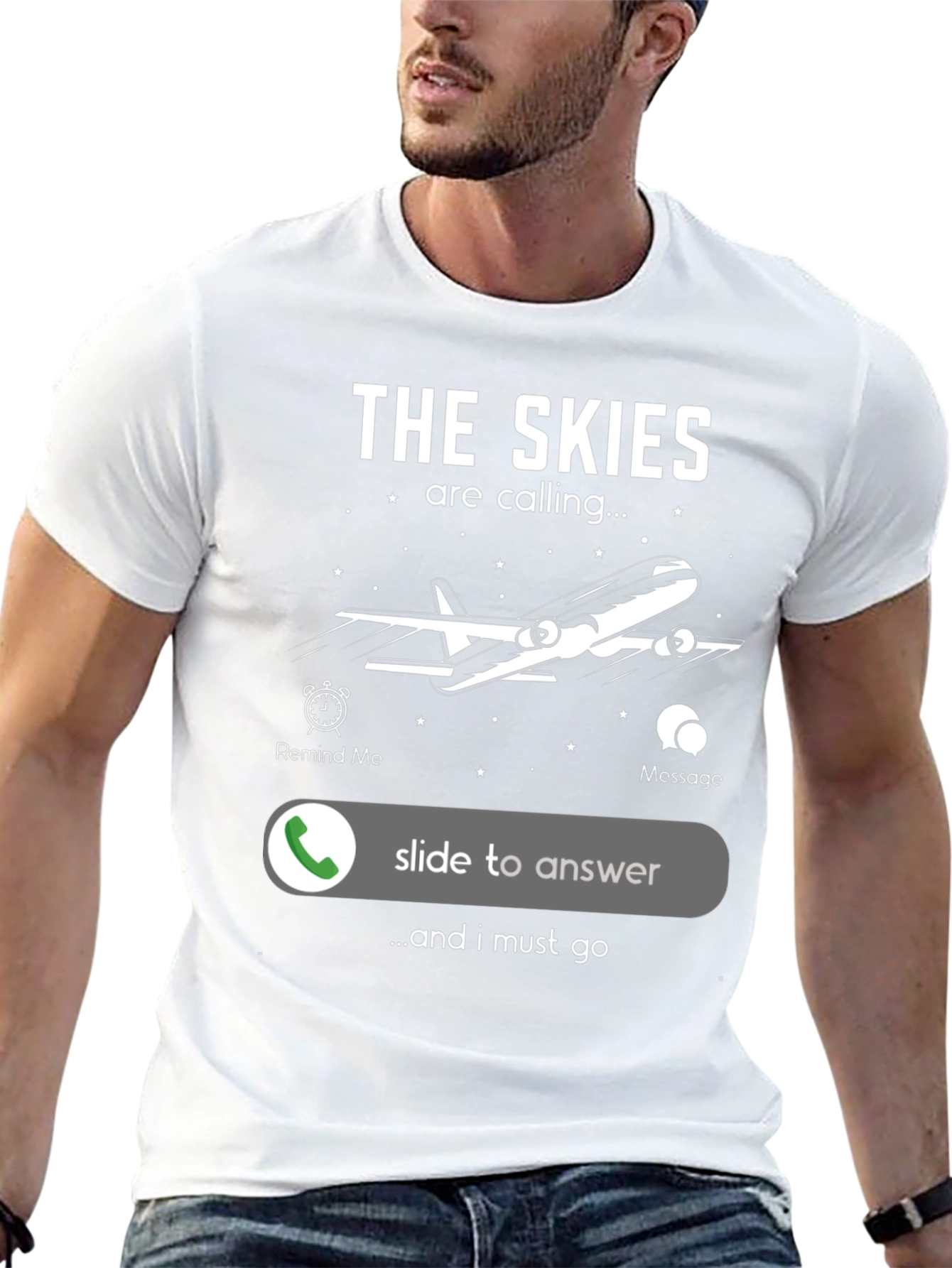 The Skies are Calling Airplane T-Shirt