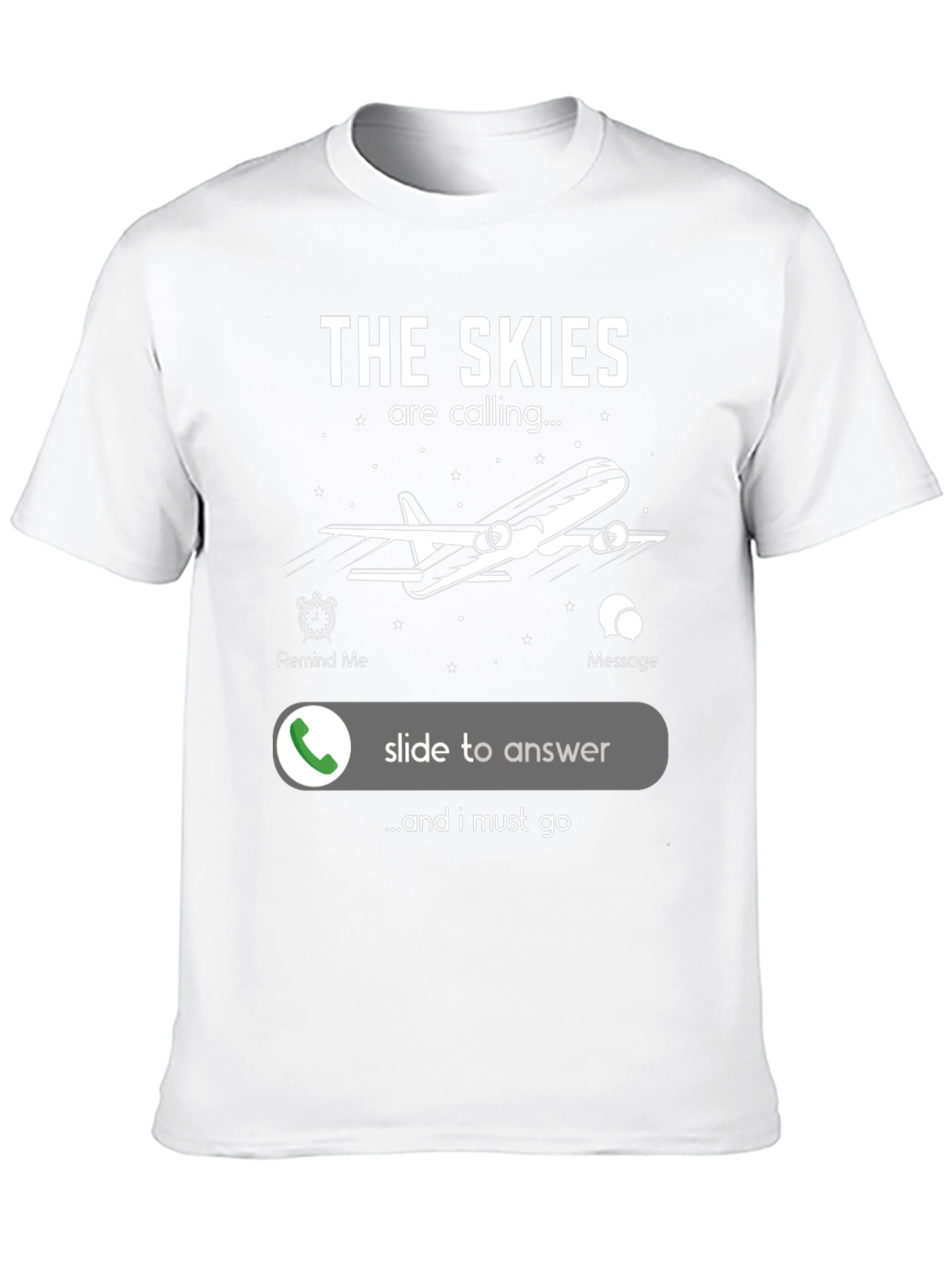 The Skies are Calling Airplane T-Shirt
