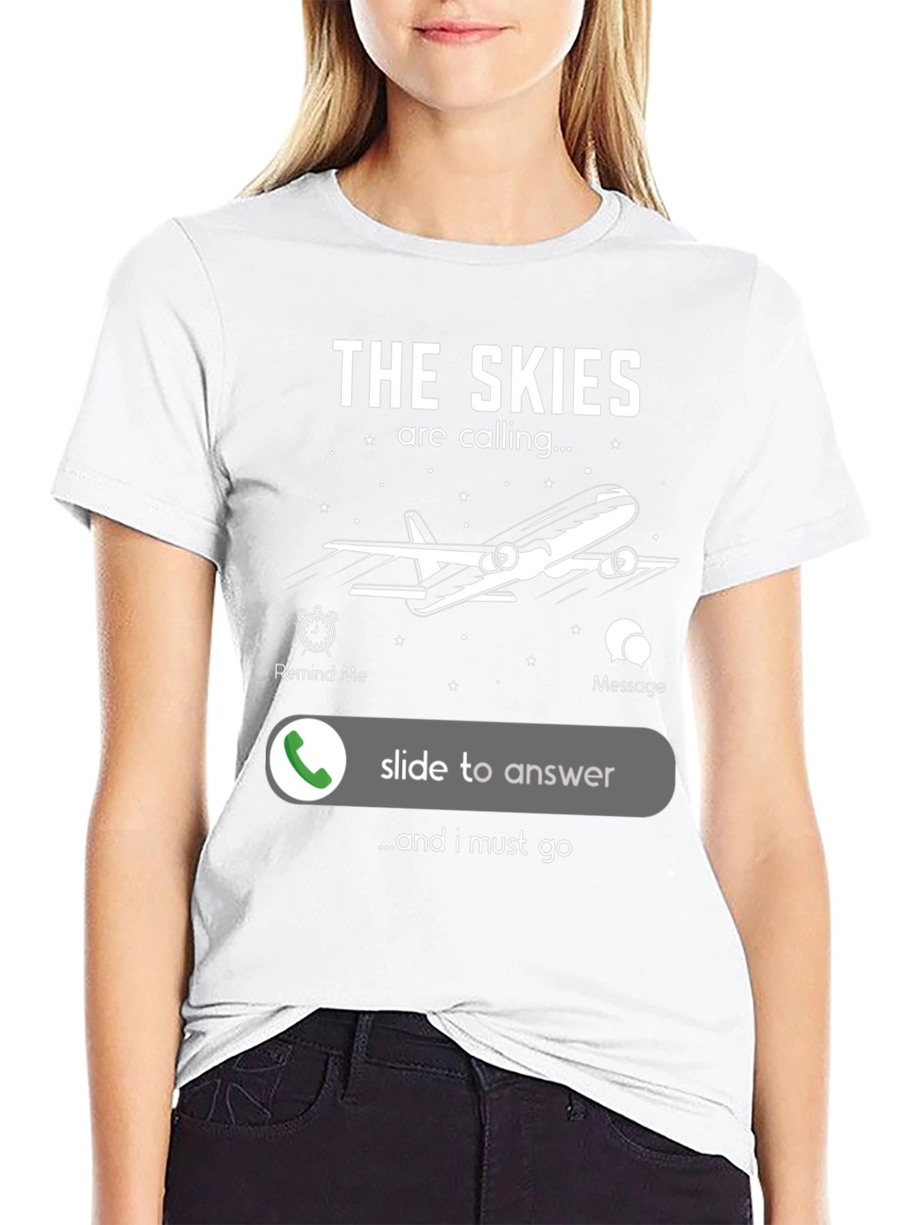 The Skies are Calling Airplane T-Shirt