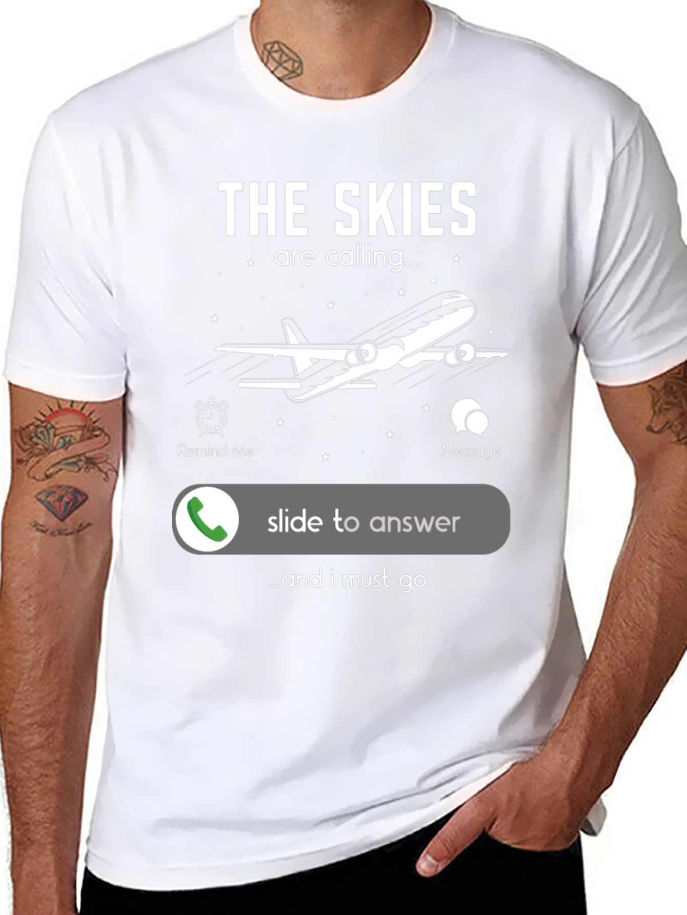 The Skies are Calling Airplane T-Shirt
