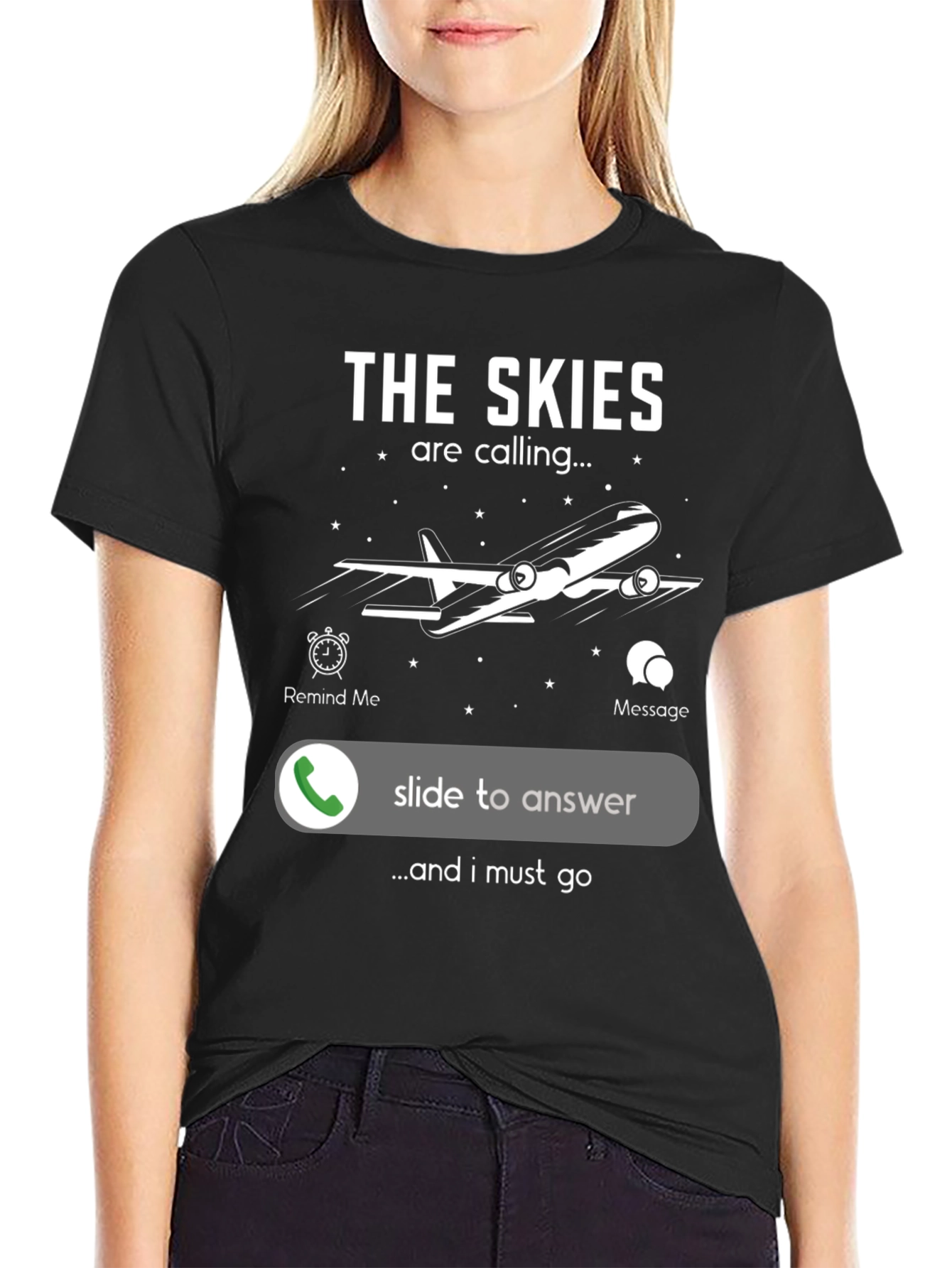 The Skies are Calling Airplane T-Shirt