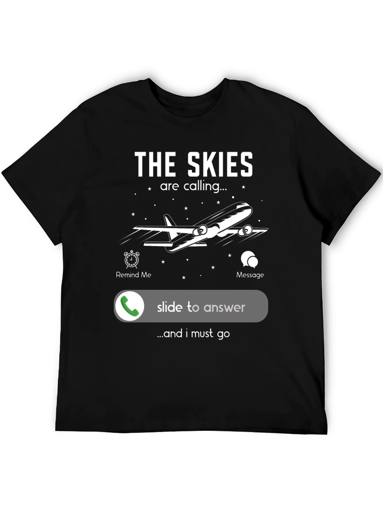 The Skies are Calling Airplane T-Shirt