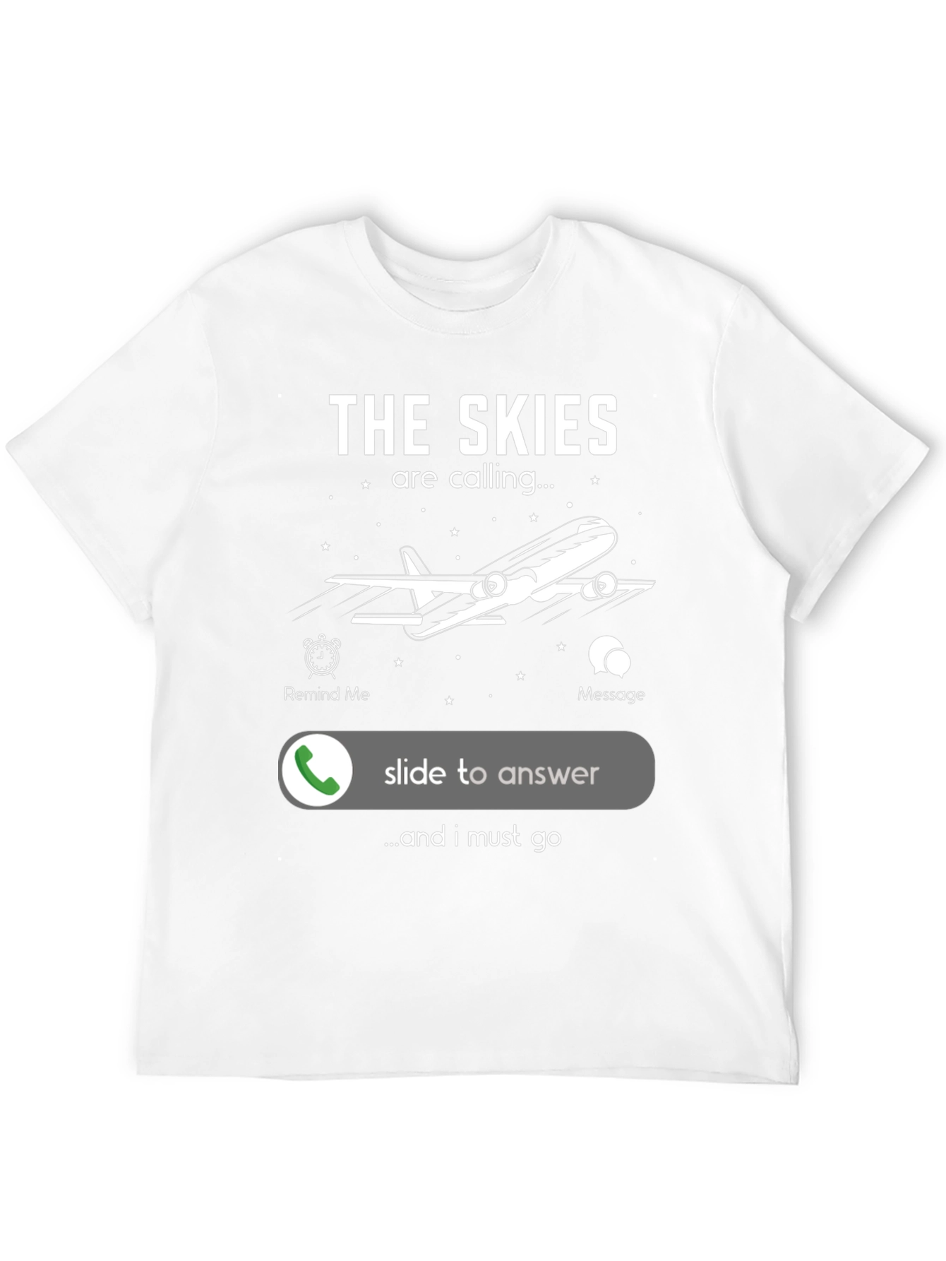 The Skies are Calling Airplane T-Shirt